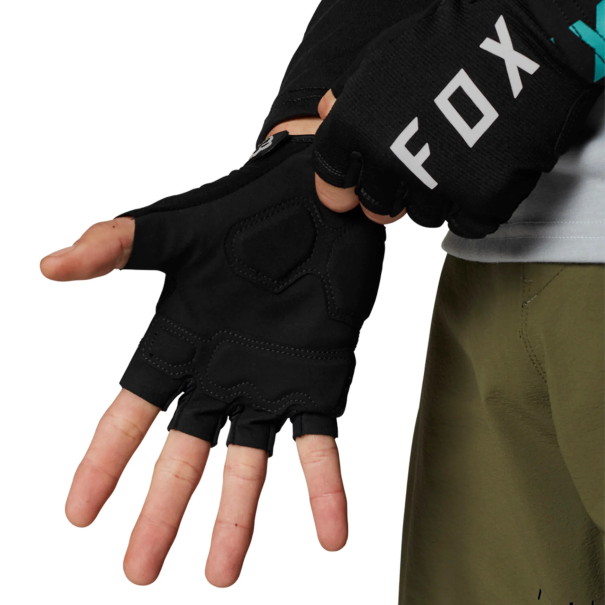 Fox Ranger Short Finger Gloves Black - Image 2