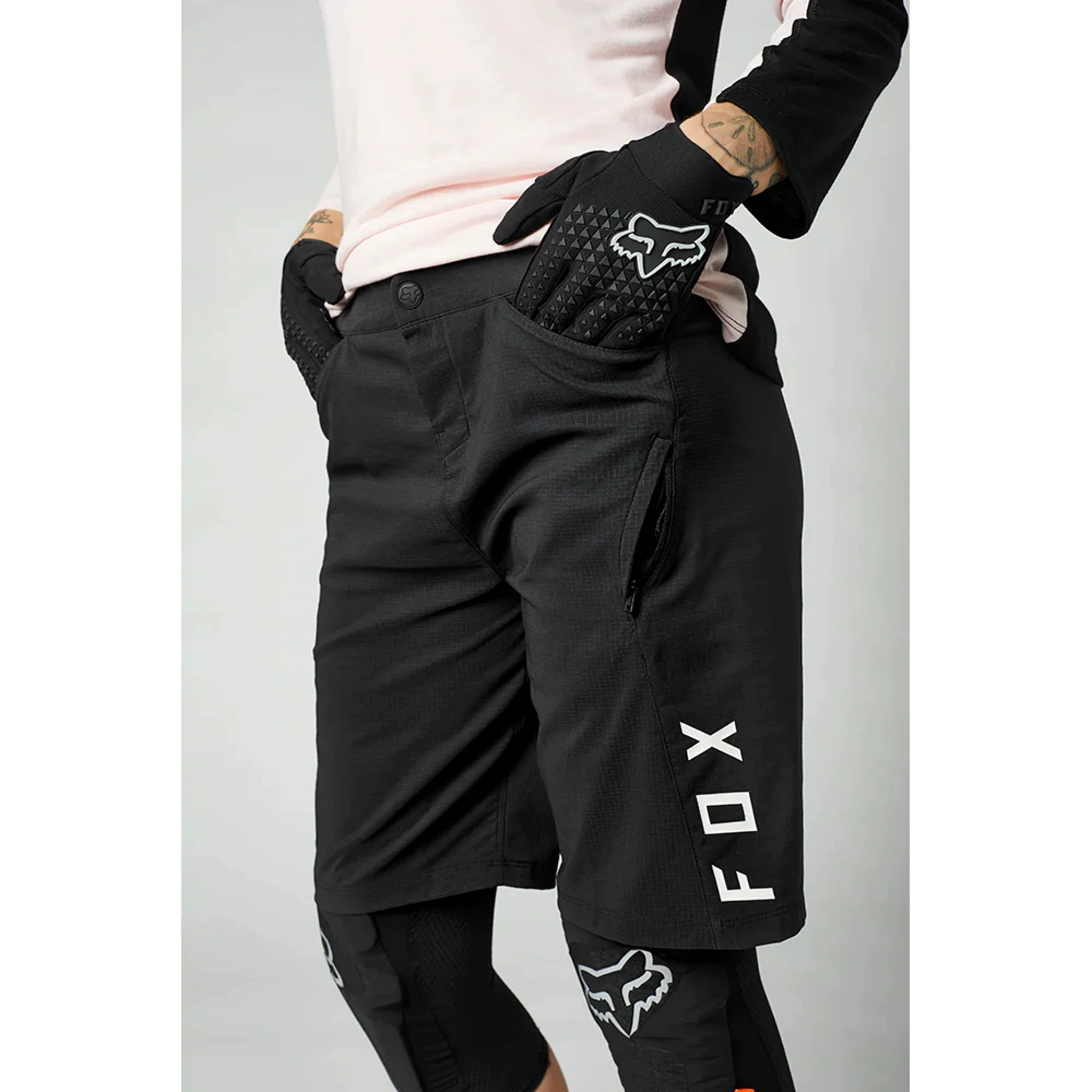 Fox Women's Ranger Shorts with Liner Black - Image 5