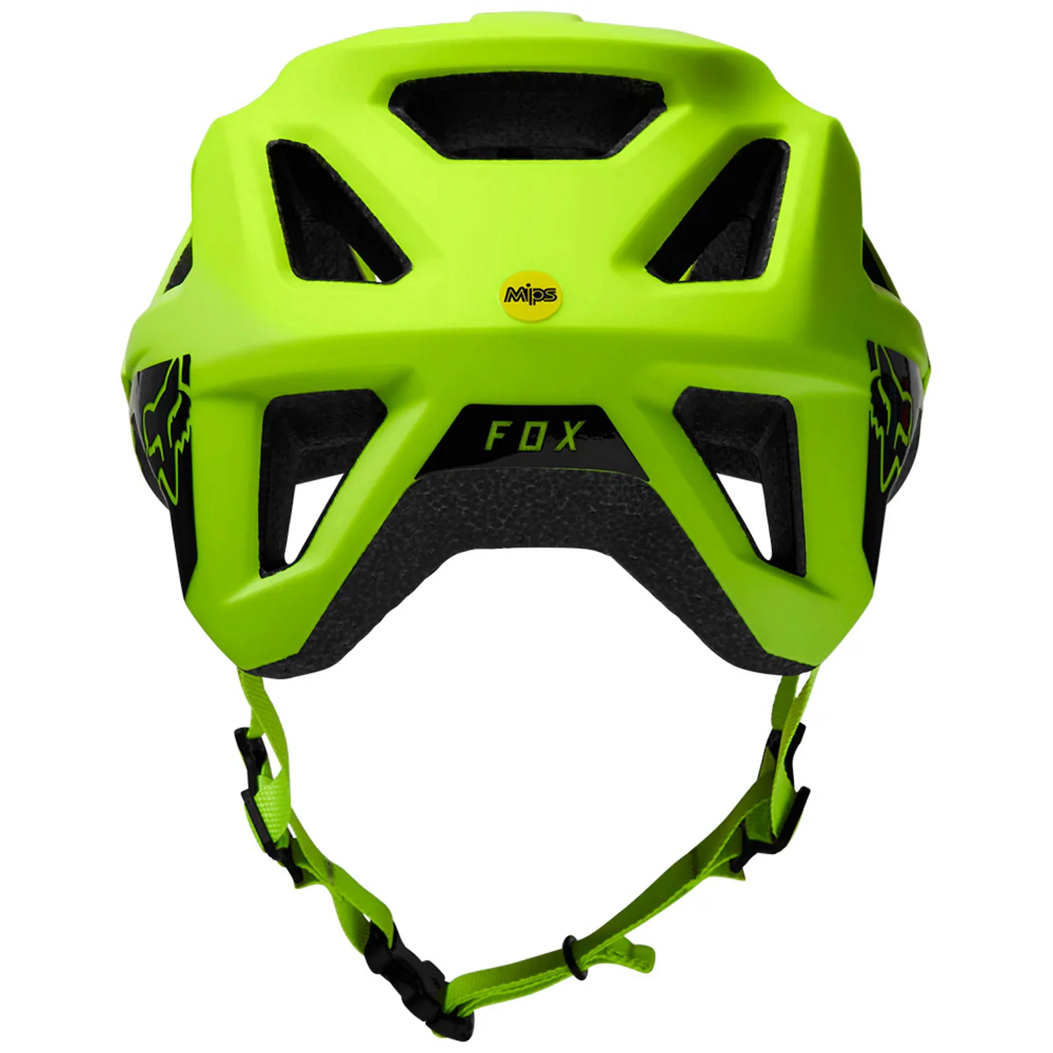 Fox Youth Mainframe Helmet Mips CE Flo Yellow - Image 4