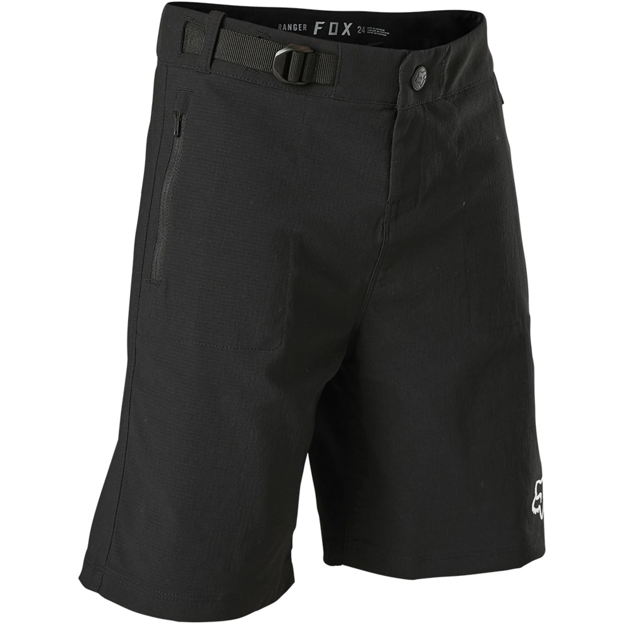 Fox Ranger Youth Shorts (with Liner) Black