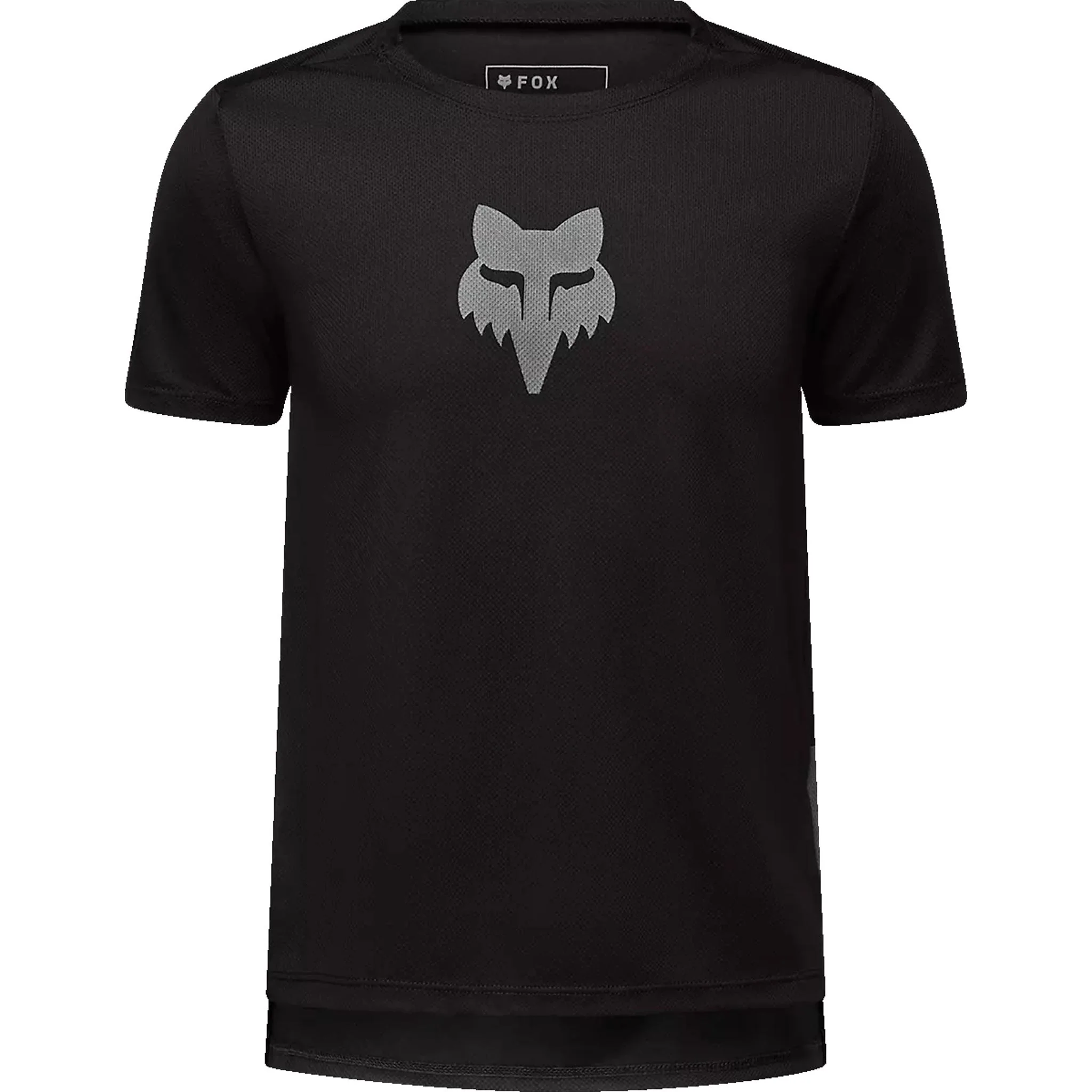 Fox Ranger Youth Short Sleeve Jersey Black/Fox Head 2025