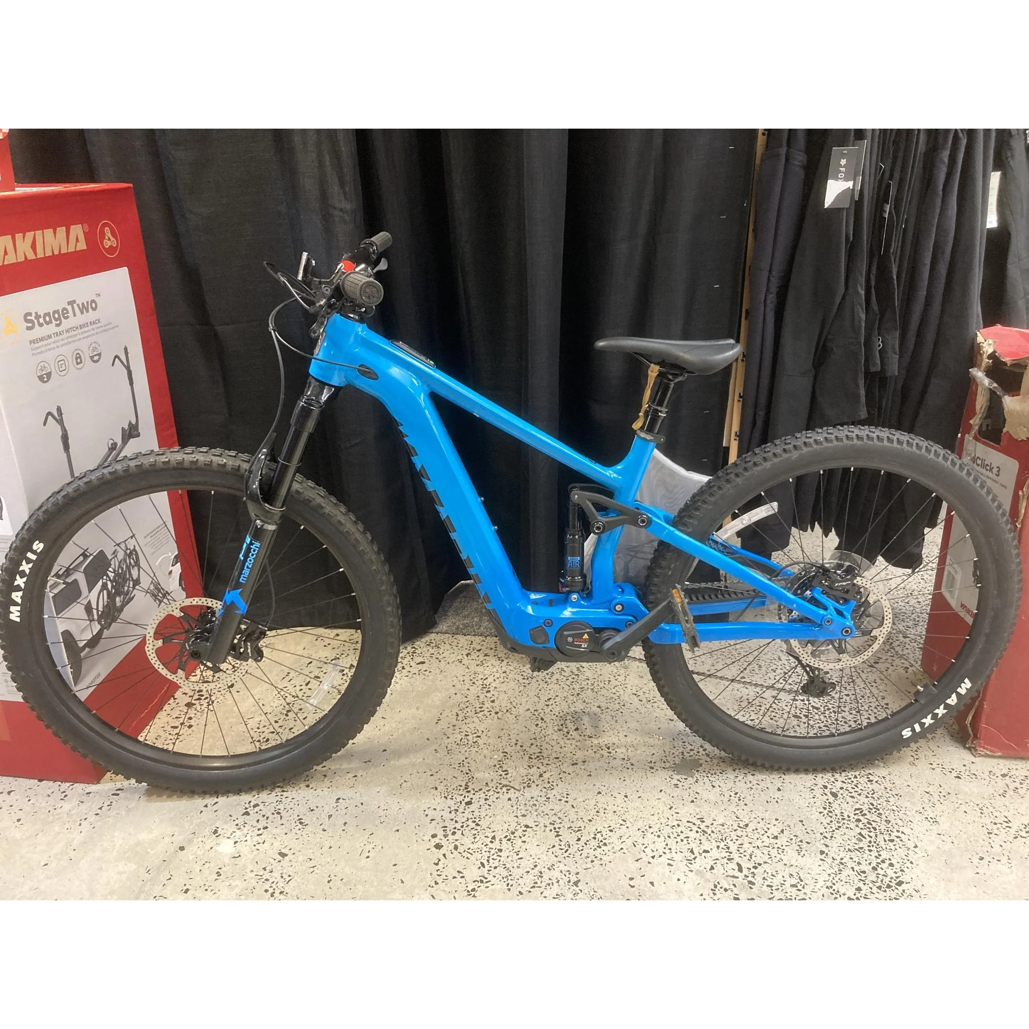 EX-DEMO Marin Rift Zone EL 1 Electric Trail Bike 400Wh Battery Blue/Navy Fade (X-Large) - Image 5