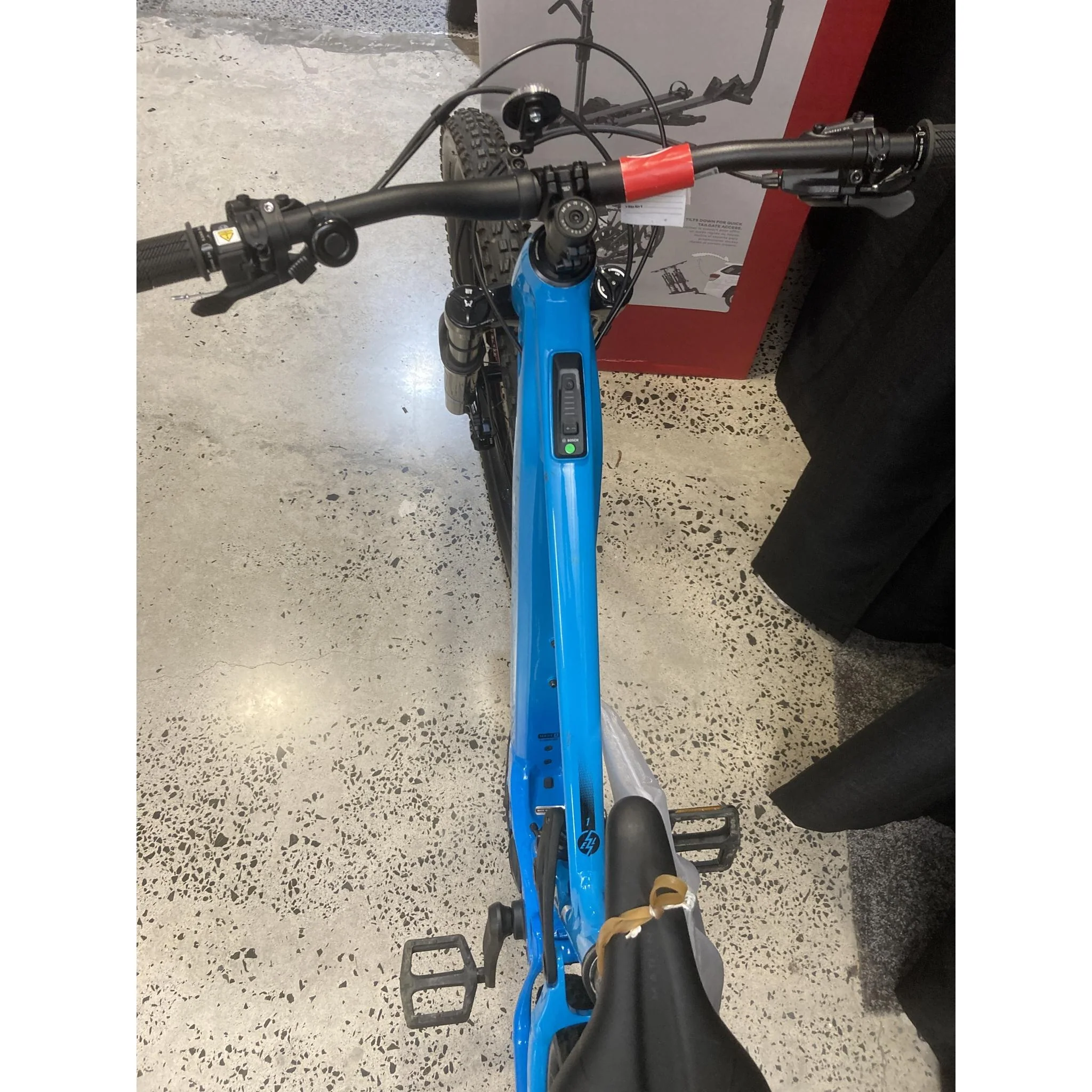 EX-DEMO Marin Rift Zone EL 1 Electric Trail Bike 400Wh Battery Blue/Navy Fade (X-Large) - Image 9