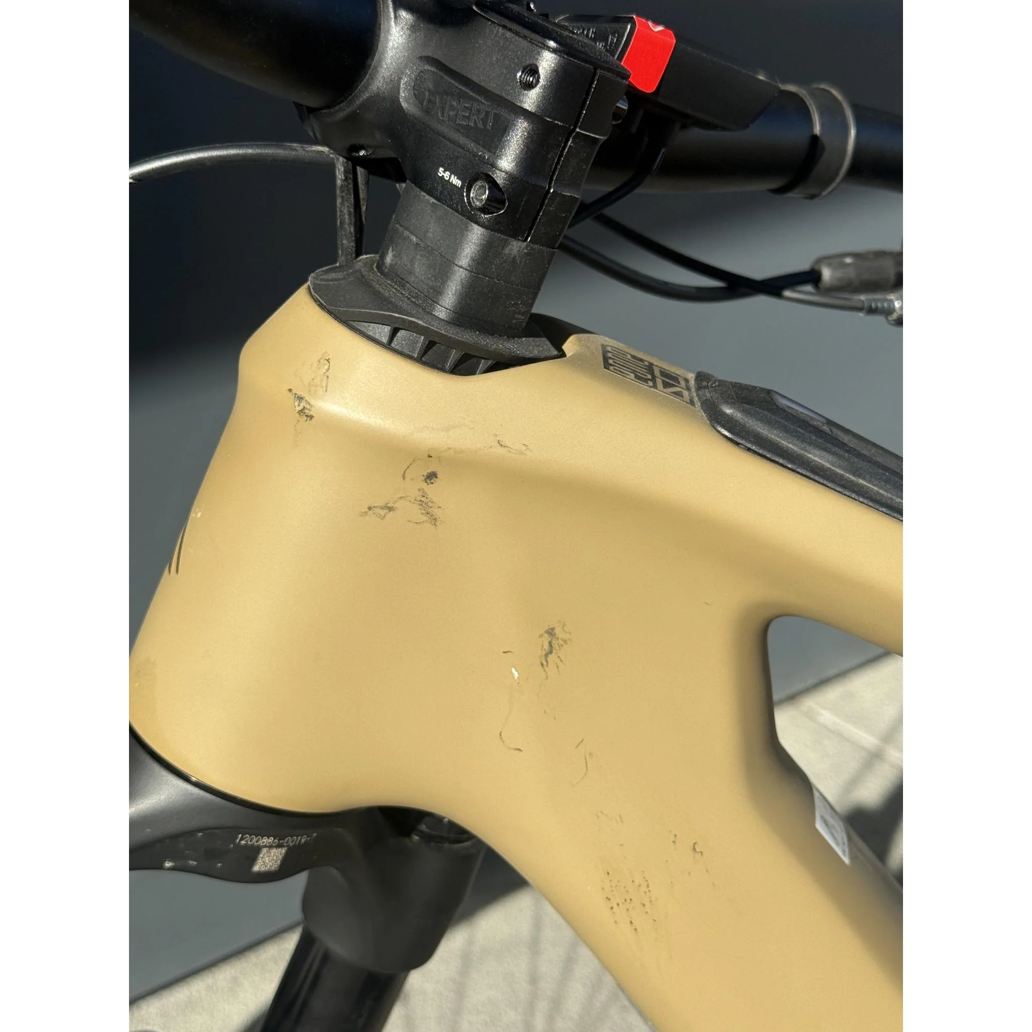 EX-DEMO Merida eOne-Sixty SL 6000 Electric Enduro Bike 400Wh Battery Silk River Clay/Gold (Large) - Image 5