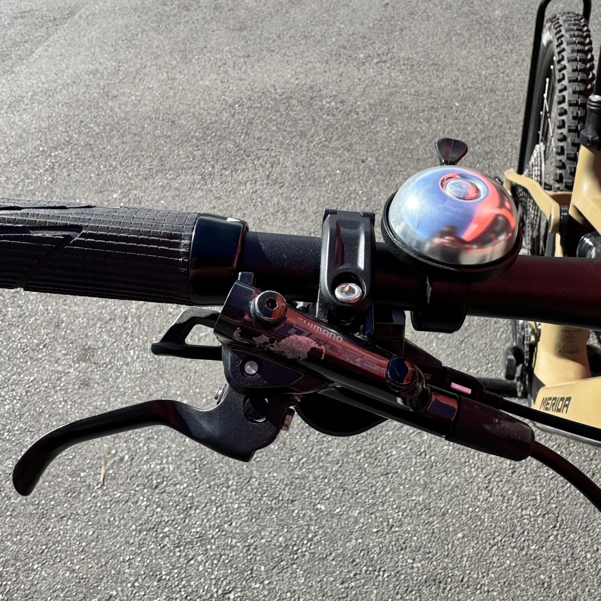 EX-DEMO Merida eOne-Sixty SL 6000 Electric Enduro Bike 400Wh Battery Silk River Clay/Gold (Medium) - Image 8