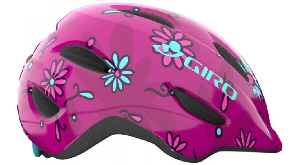 Giro Scamp Kids Helmet Pink Street Sugar Daises - Image 2