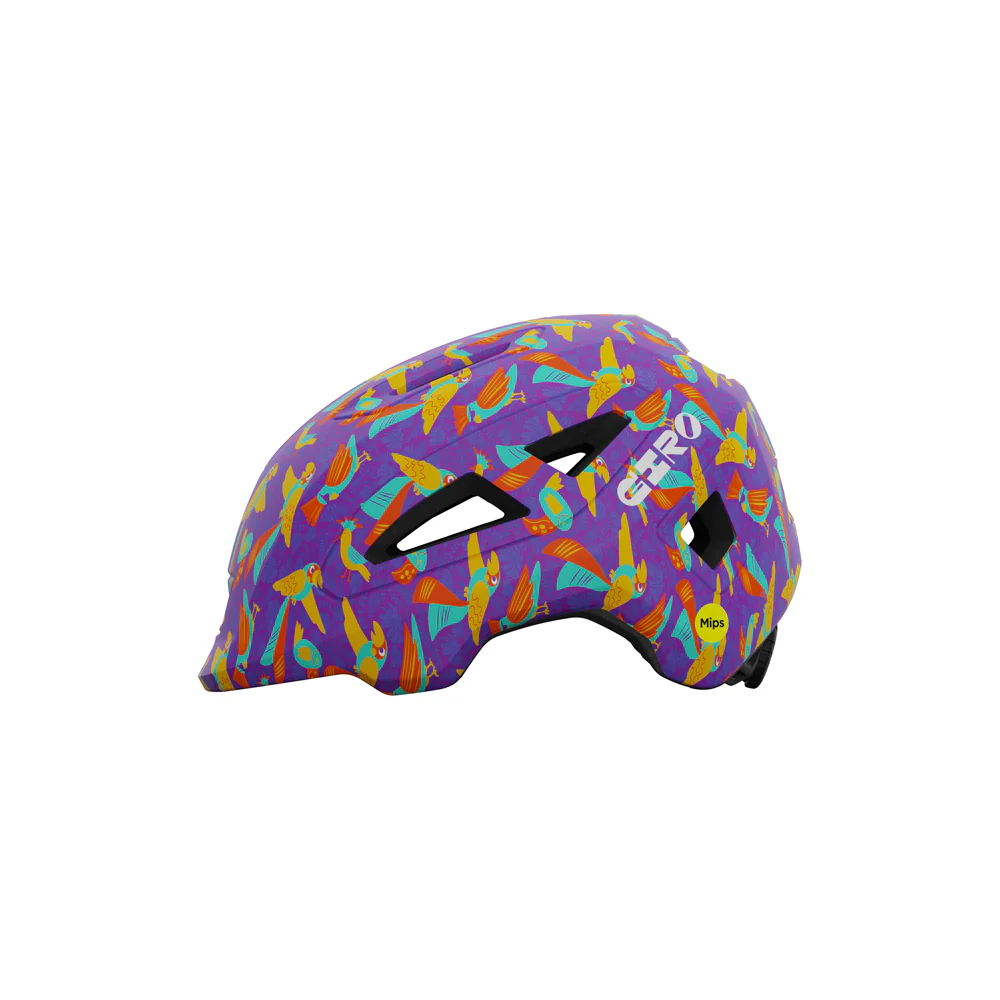 Giro Scamp II Youth Bike Helmet Matte Purple Libre - Image 2