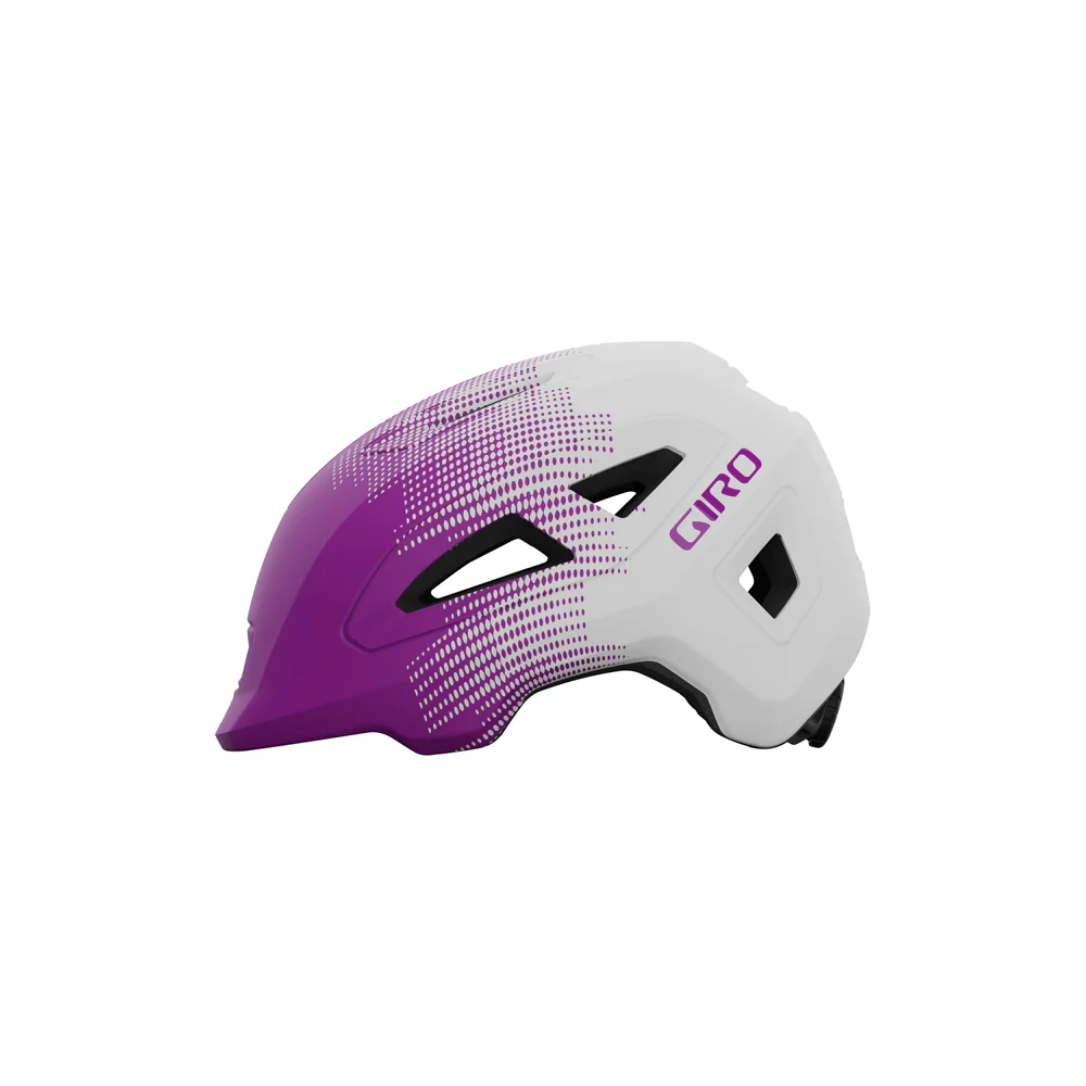Giro Scamp II Youth Bike Helmet Matte Purple Towers - Image 2