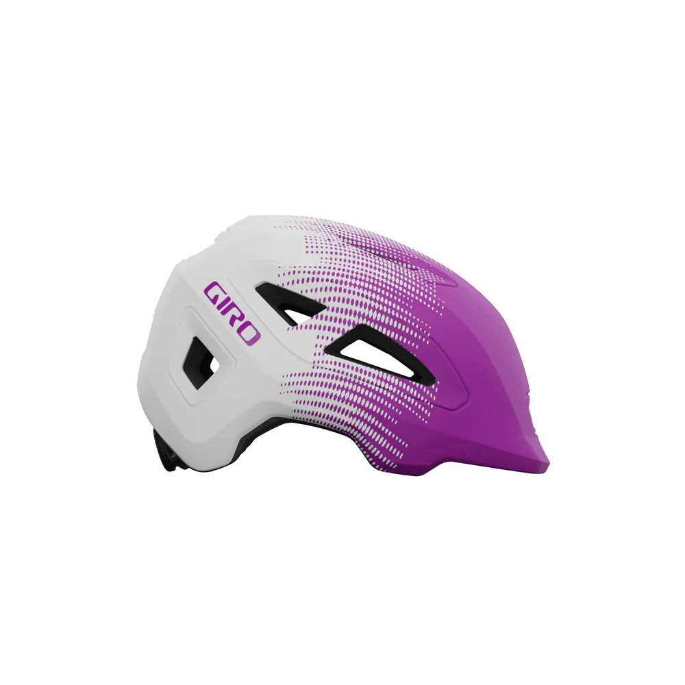 Giro Scamp II Youth Bike Helmet Matte Purple Towers - Image 3
