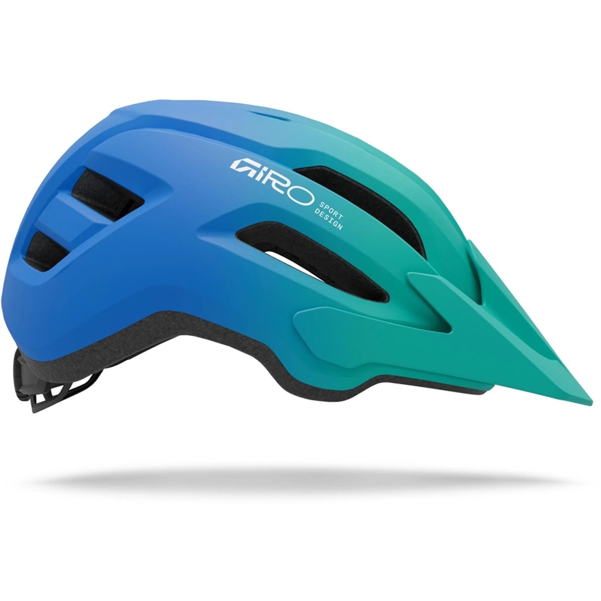 Giro Fixture Youth MIPS II MTB Helmet Matte Aqua Green/Blue Jewel Fade UNI Youth 50-57cm - Image 3