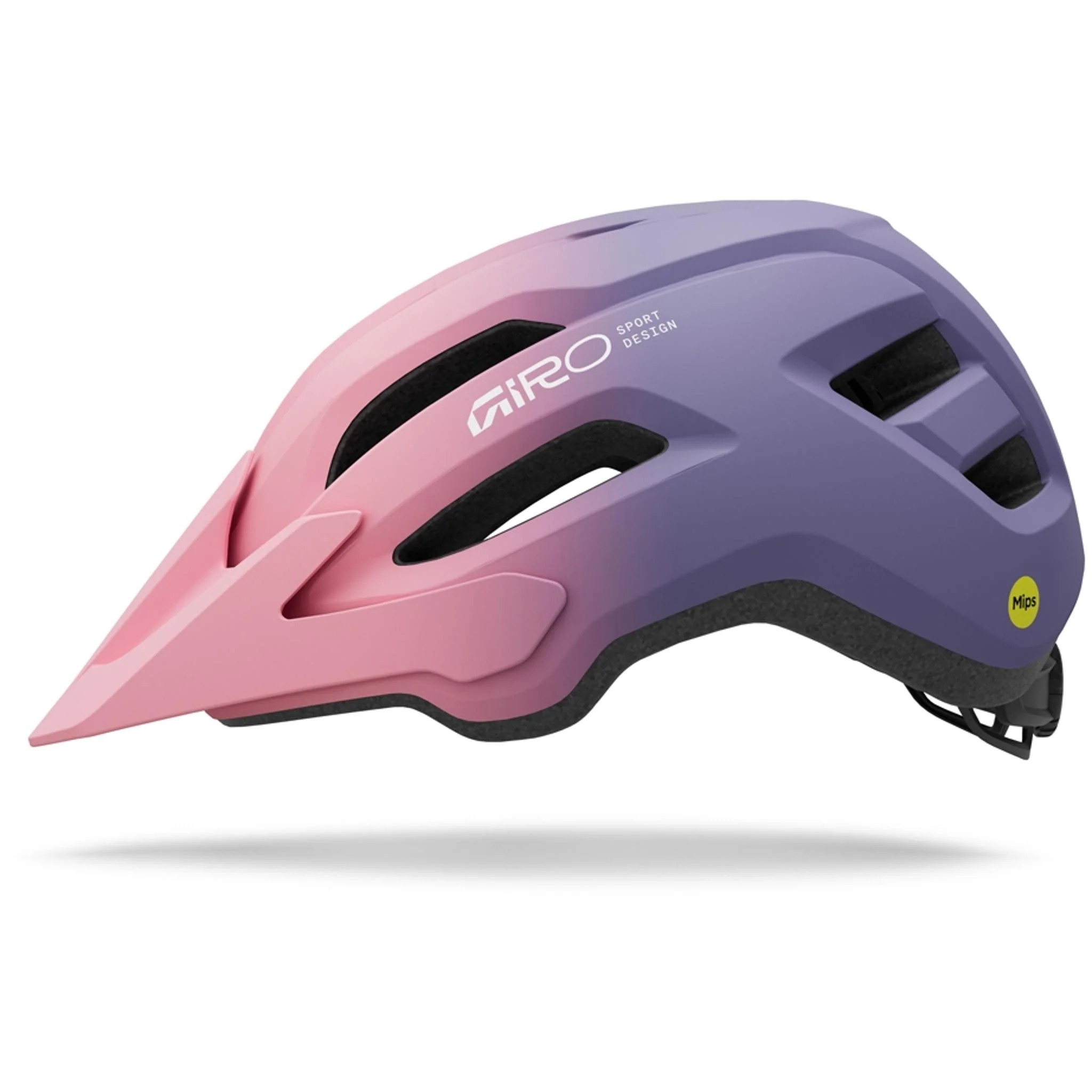 Giro Fixture Youth MIPS II MTB Helmet Matte Light Pink/Purple Fade UNI Youth 50-57cm - Image 2