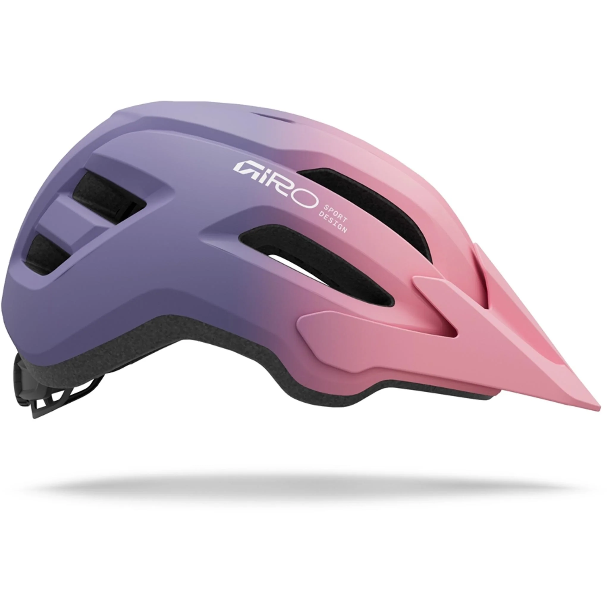 Giro Fixture Youth MIPS II MTB Helmet Matte Light Pink/Purple Fade UNI Youth 50-57cm - Image 3