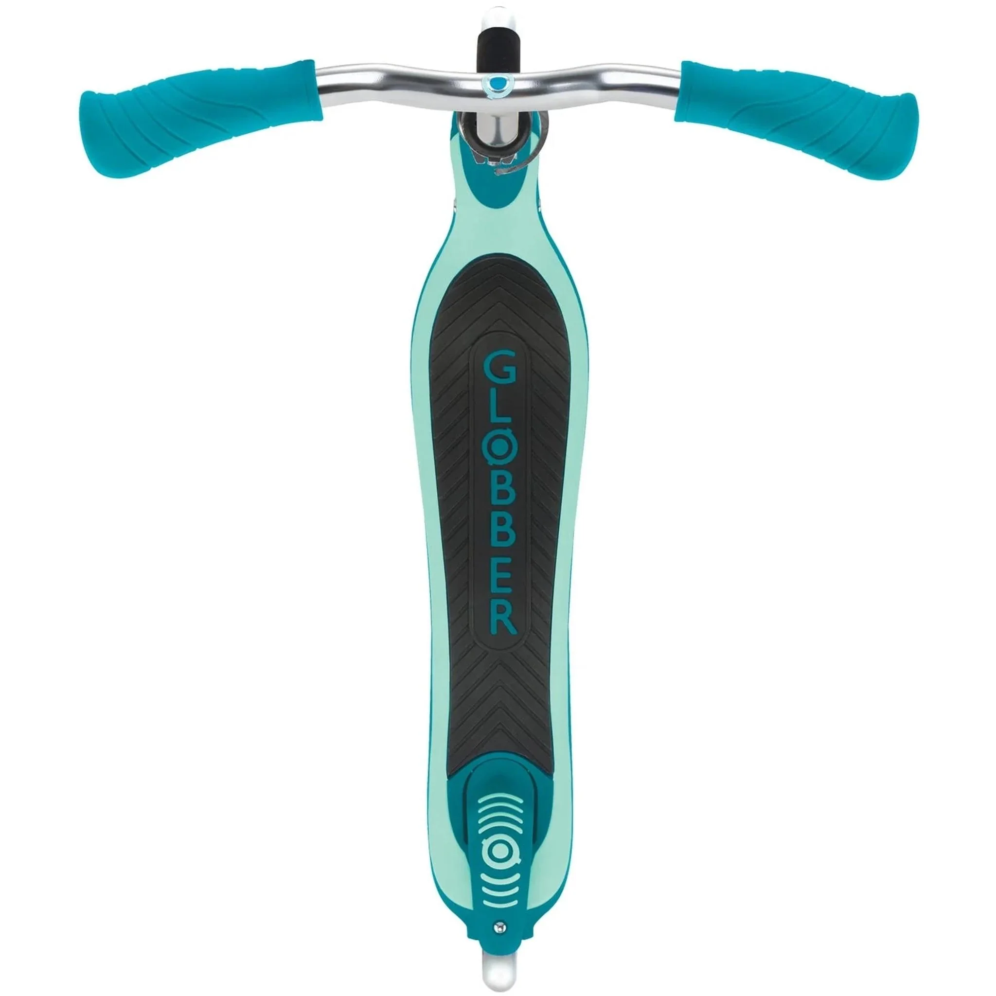 Globber Flow 125 Kids Scooter with Light Up Wheels Teal - Image 3