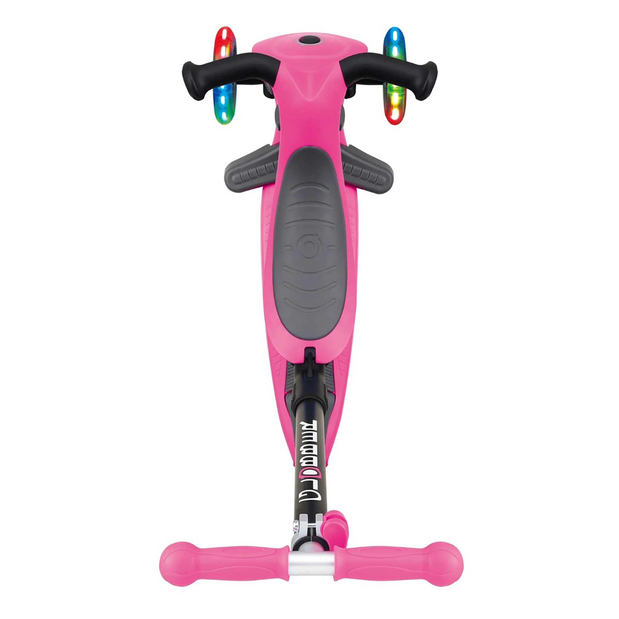 Globber Go Up Foldable Plus Lights 3 Wheel Kids Scooter Pink (Light Up Wheels) - Image 6
