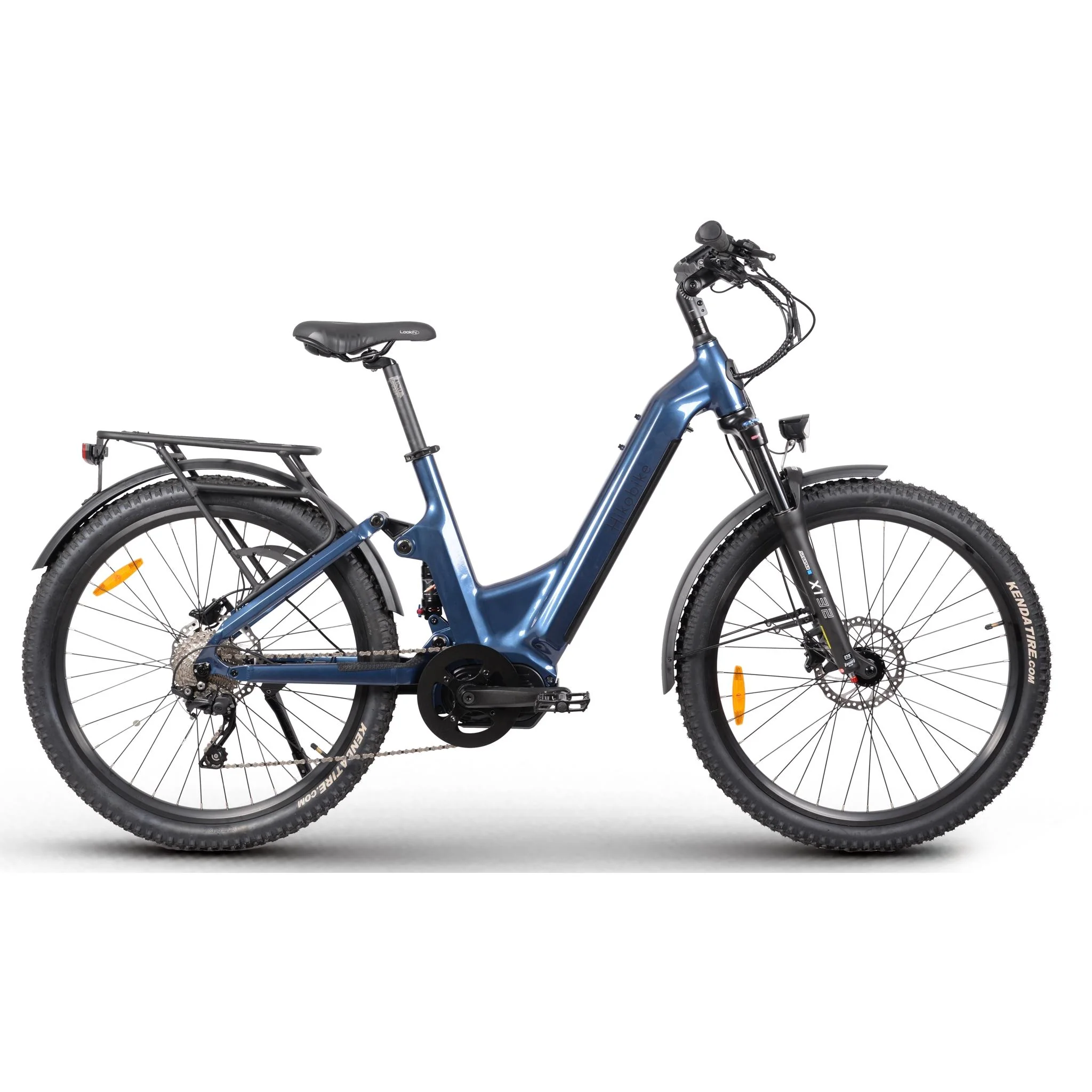 Hiko Patrol 26" Electric Hybrid Bike 720Wh Battery Blue
