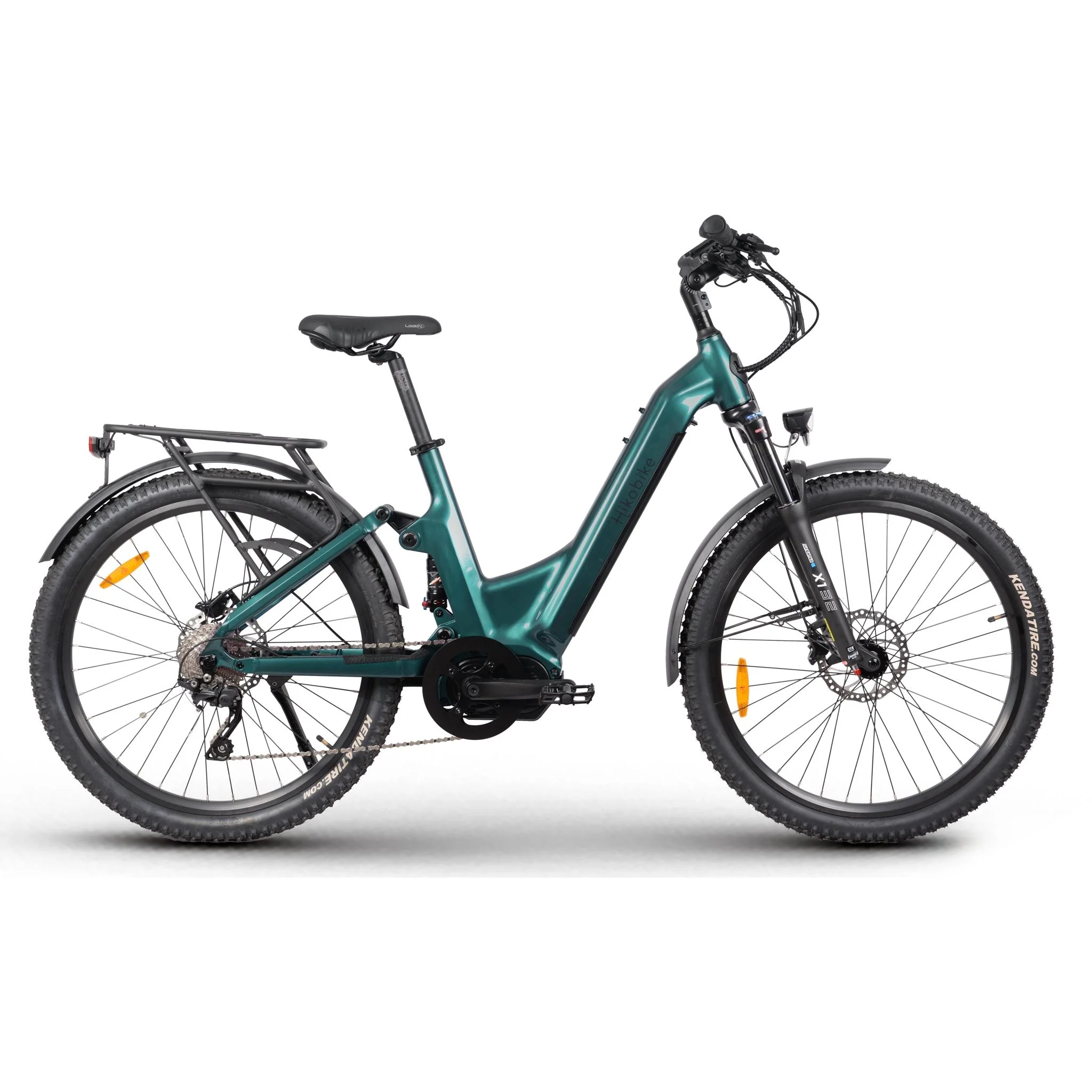Hiko Patrol 27.5" Electric Hybrid Bike 720Wh Battery Green