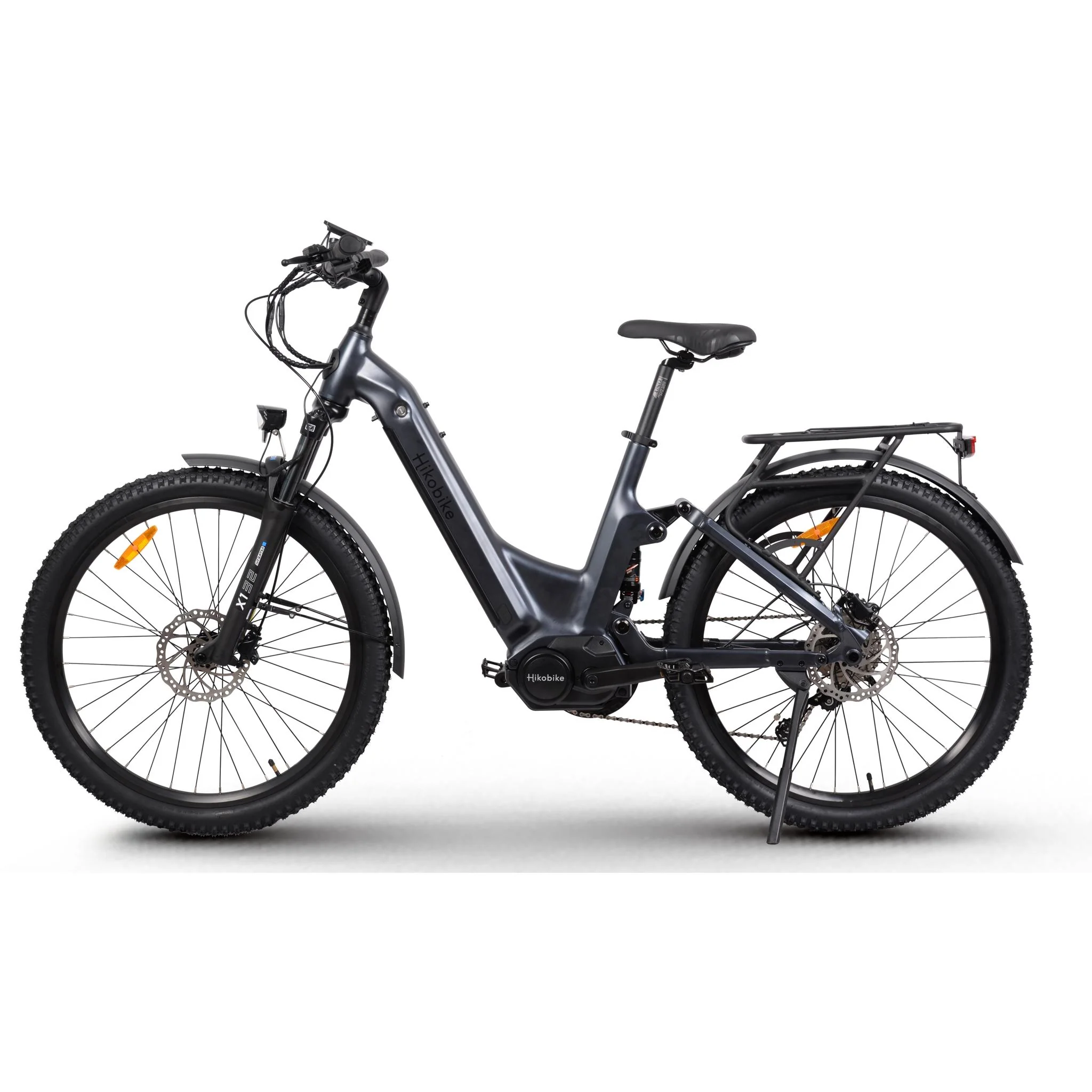 Hiko Patrol 27.5" Electric Hybrid Bike 720Wh Gunmetal Grey - Image 4