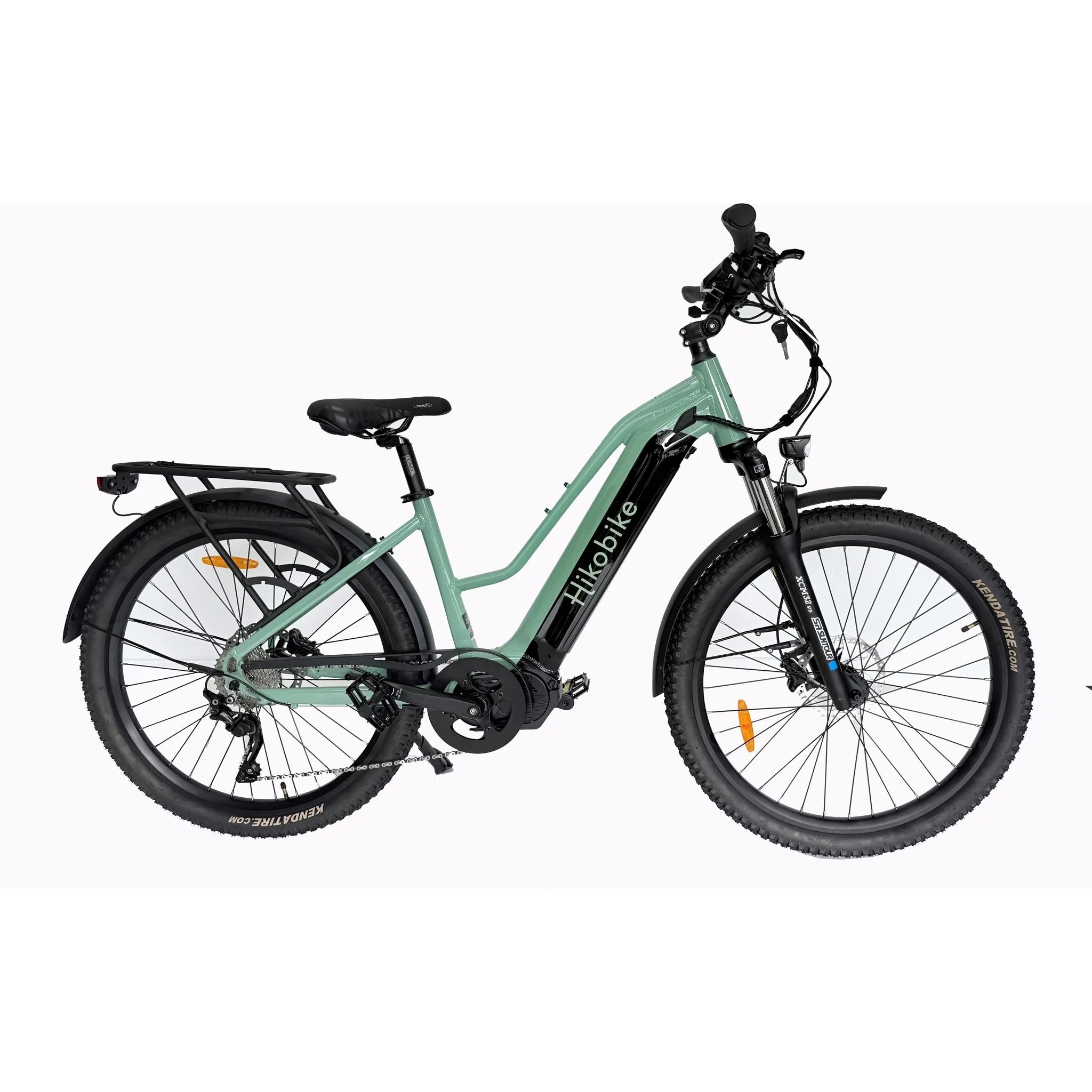 Hiko Rangler Electric Hybrid Bike 840Wh Battery Sage