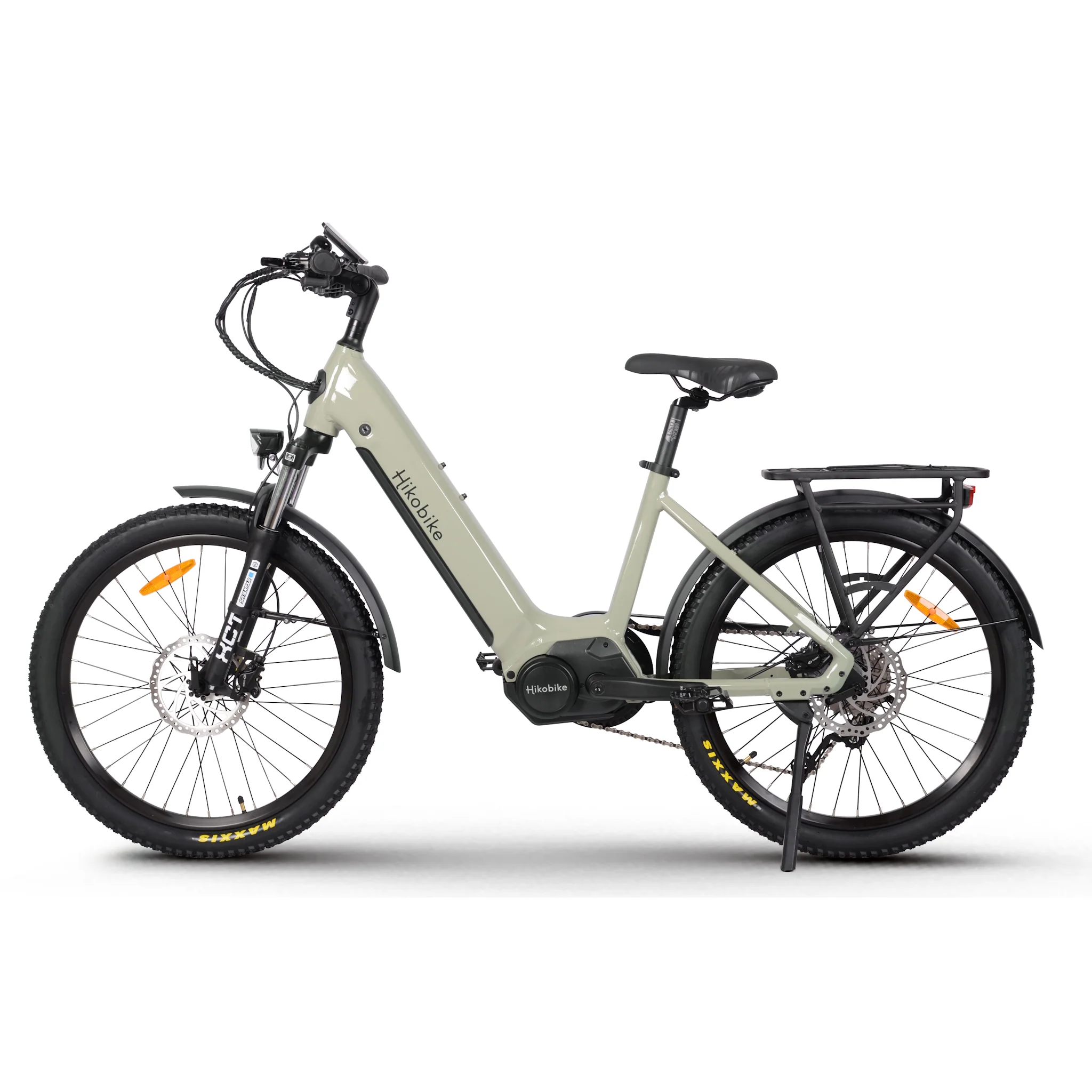 Hiko Swift 24" Electric Hybrid Bike Grey - Image 5