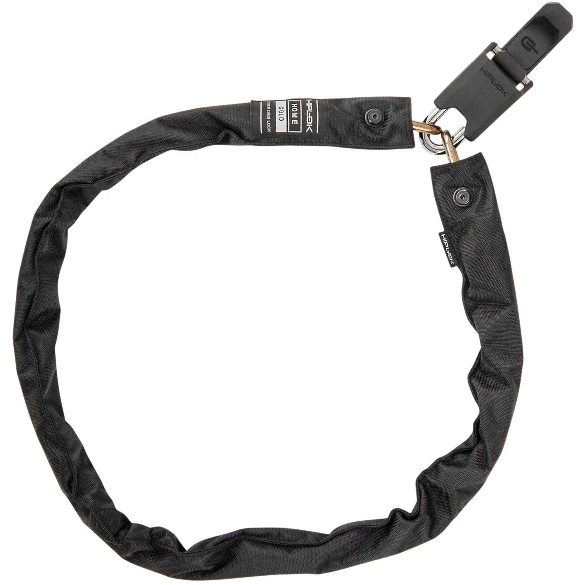 Hiplok HOME Gold Chain Key Lock Black - Image 2