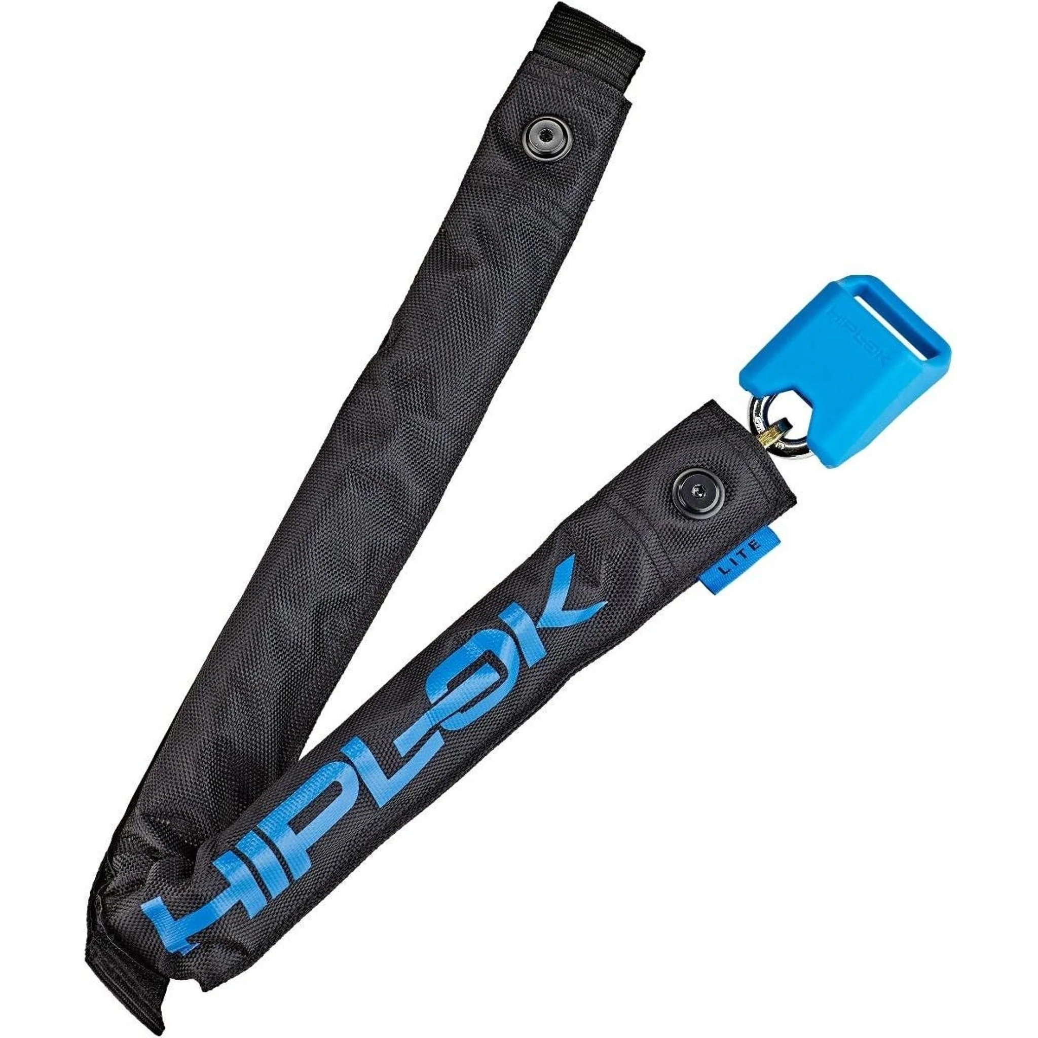 Hiplok LITE Wearable Key Chain Lock 75cm Black/Cyan - Image 3