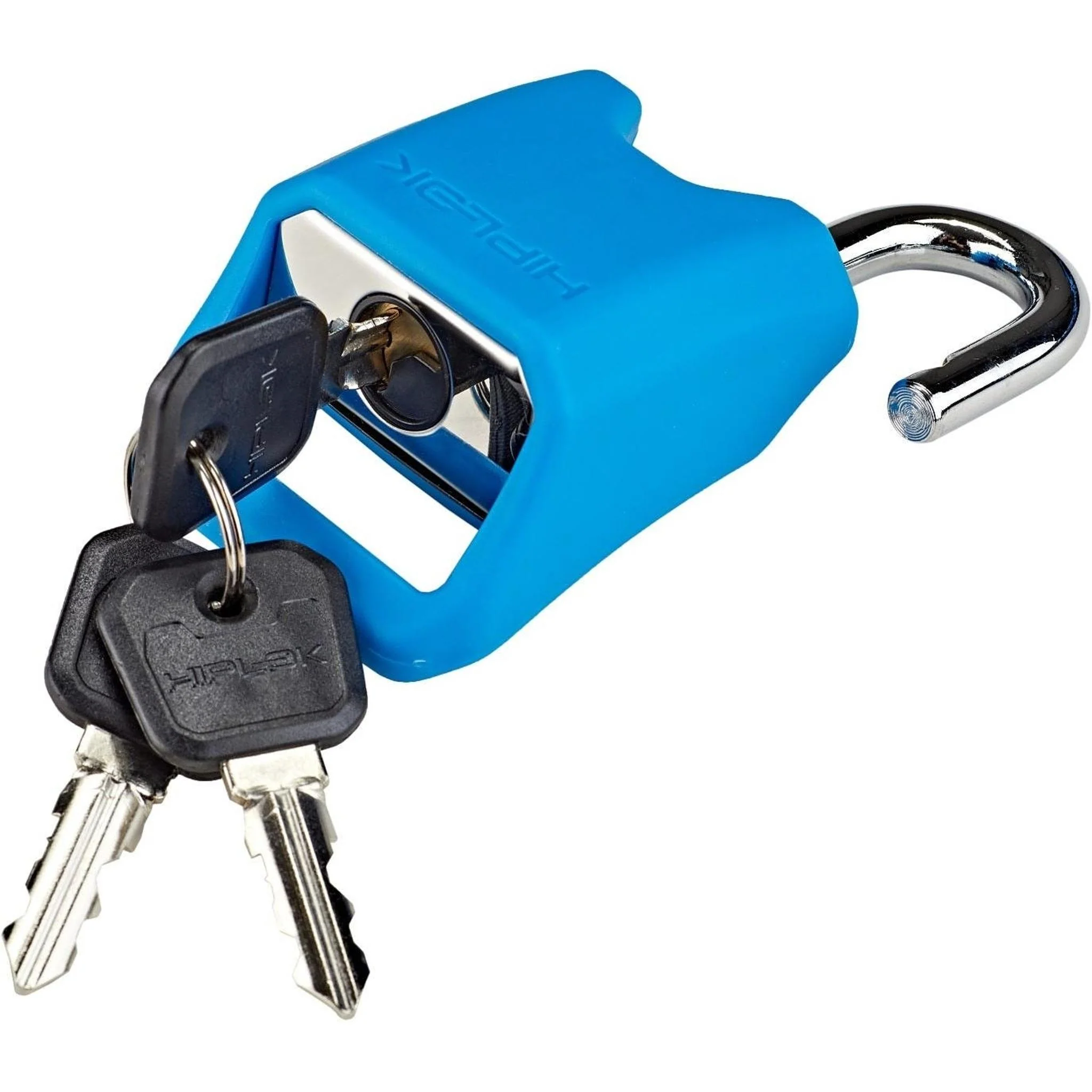 Hiplok LITE Wearable Key Chain Lock 75cm Black/Cyan - Image 4