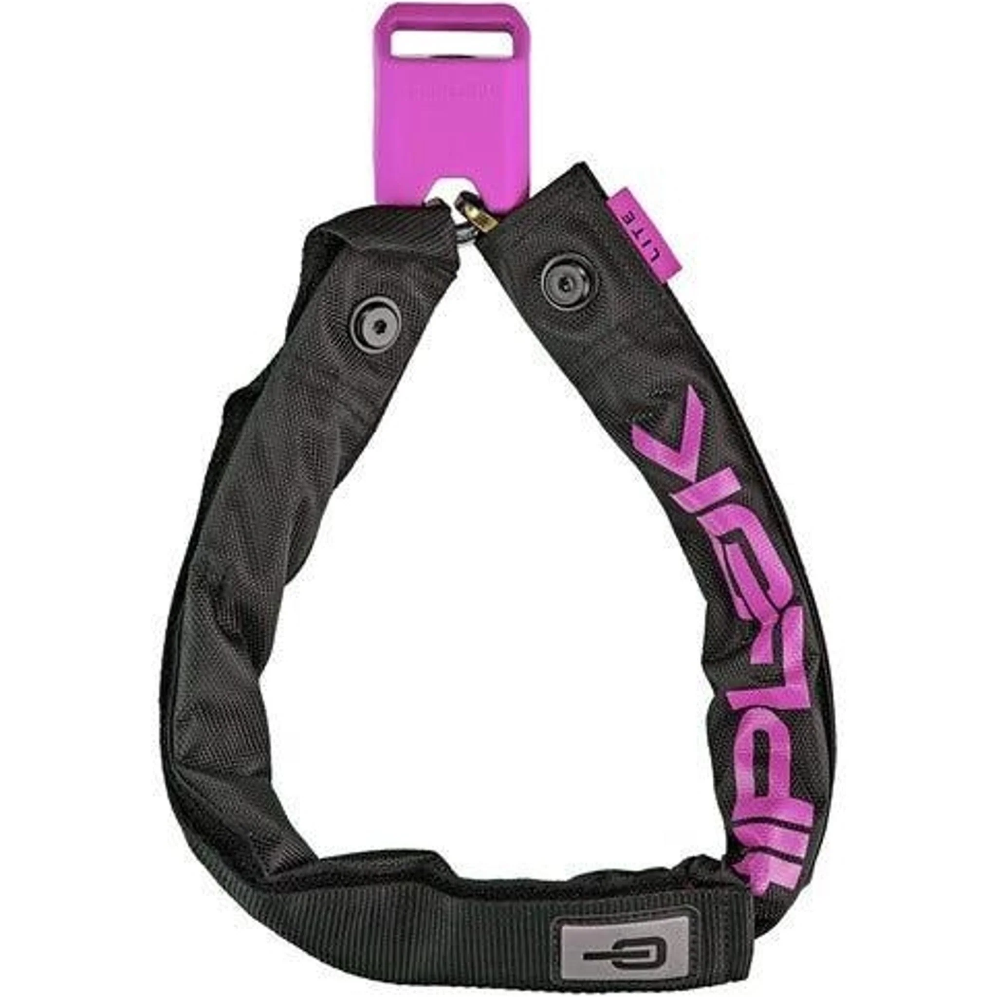 Hiplok LITE Wearable Key Chain Lock 75cm Black/Pink - Image 2