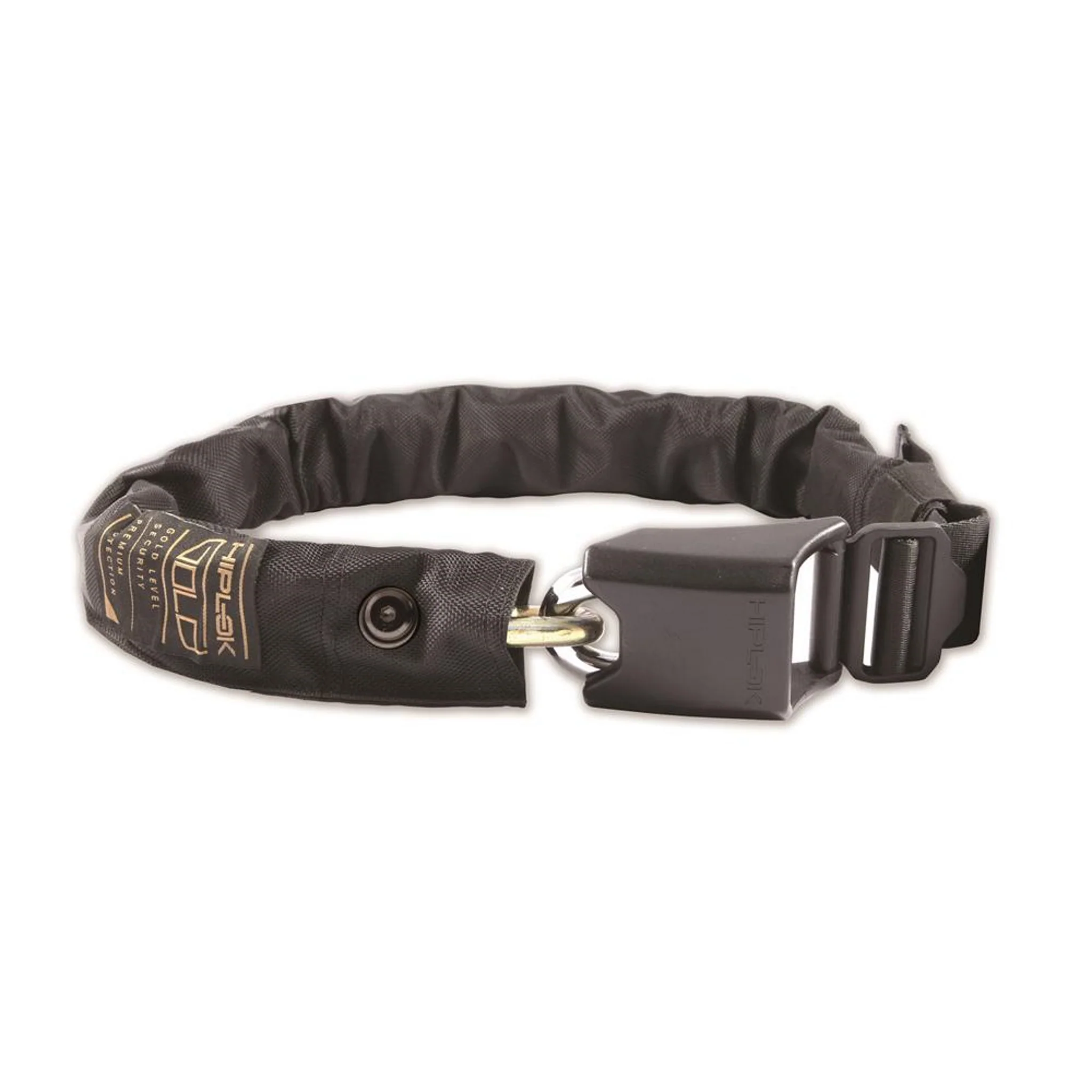 Hiplok Wearable Waist Lock 10mm Chain Gold Rated
