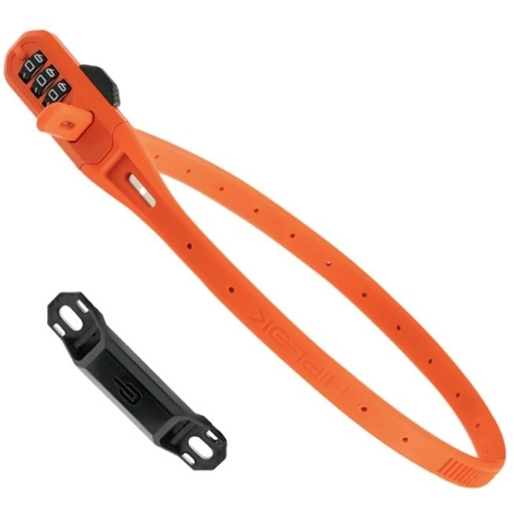Hiplok Z-Lok Combo V2 45cm with Bracket Orange - Image 2
