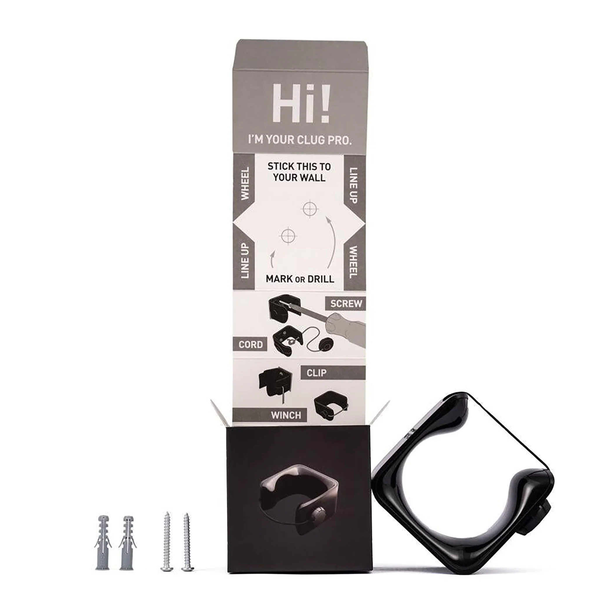 Hornit Clug Pro Bike Wall Mount - Plus (70-81mm) - Image 2
