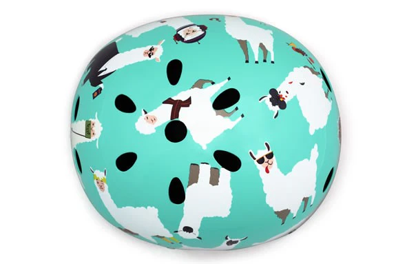 Mini Hornit LIDs Kids Helmet Llama - Image 5