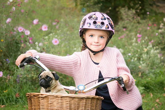 Mini Hornit LIDs Kids Helmet Pug Puppies - Image 8
