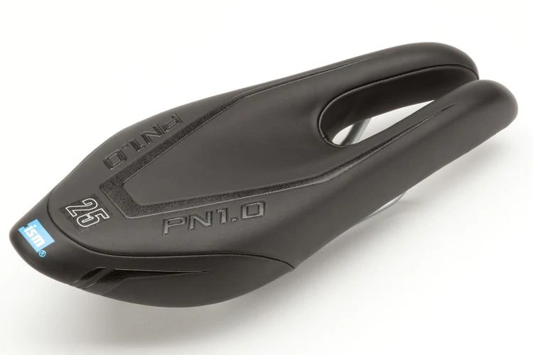 ISM Saddle PN 1.0 Black L-275 / W-110 Stainless Steel Alloy Rails - Image 2