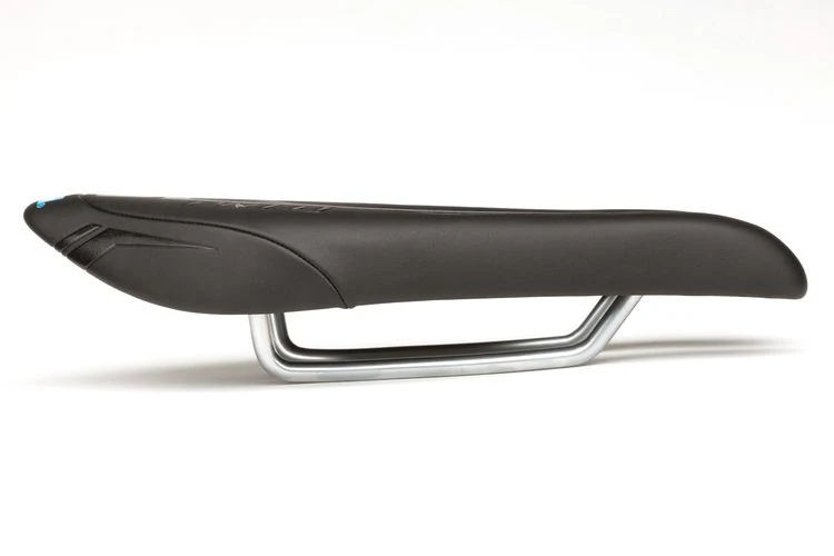 ISM Saddle PN 1.0 Black L-275 / W-110 Stainless Steel Alloy Rails - Image 3
