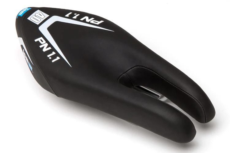ISM Saddle PN 1.1 Black L-275 / W-110 Satin Steel Rails - Image 2
