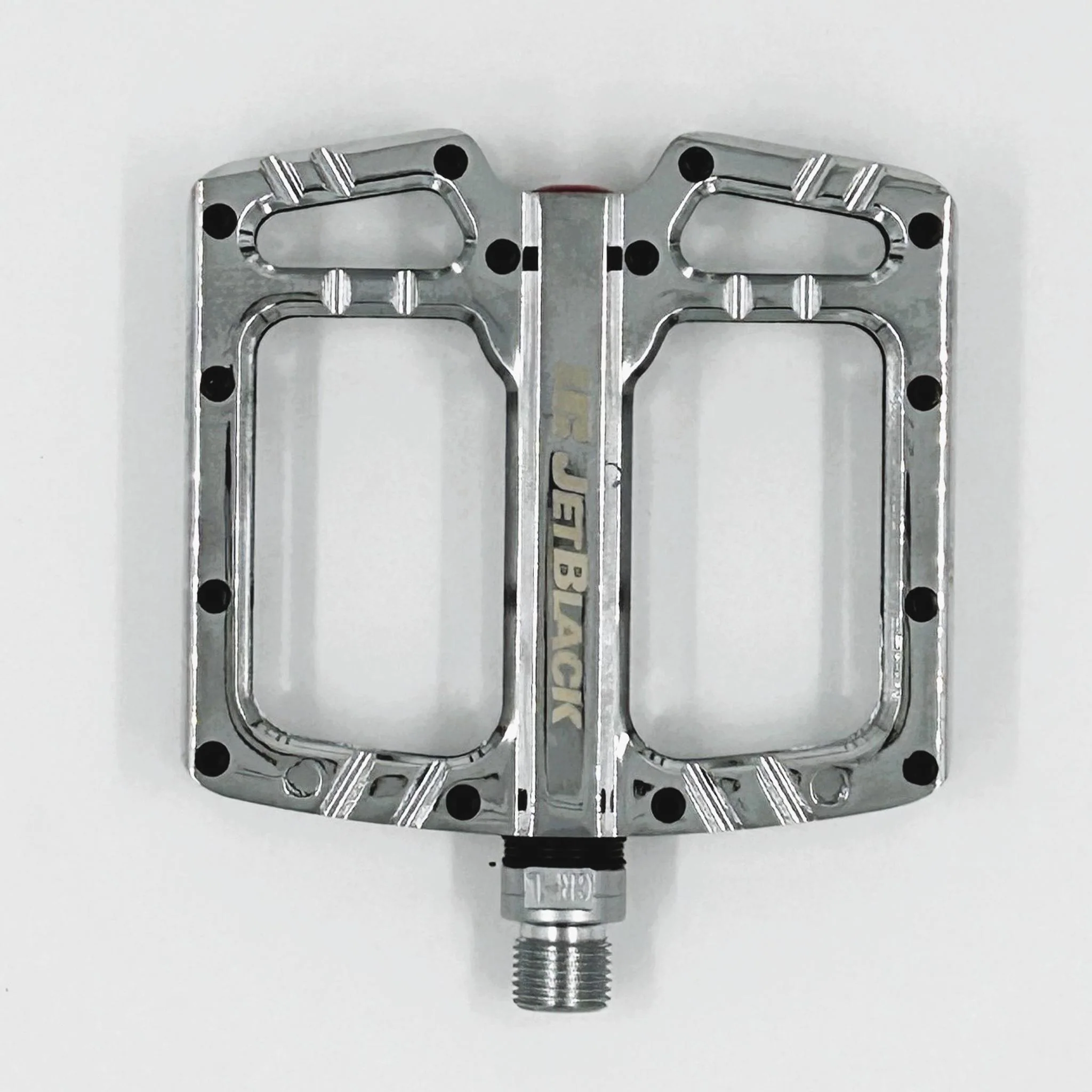 Jetblack Ultralite MTB Pedals Low Profile - Sealed Bearings Cromo Axle Chrome