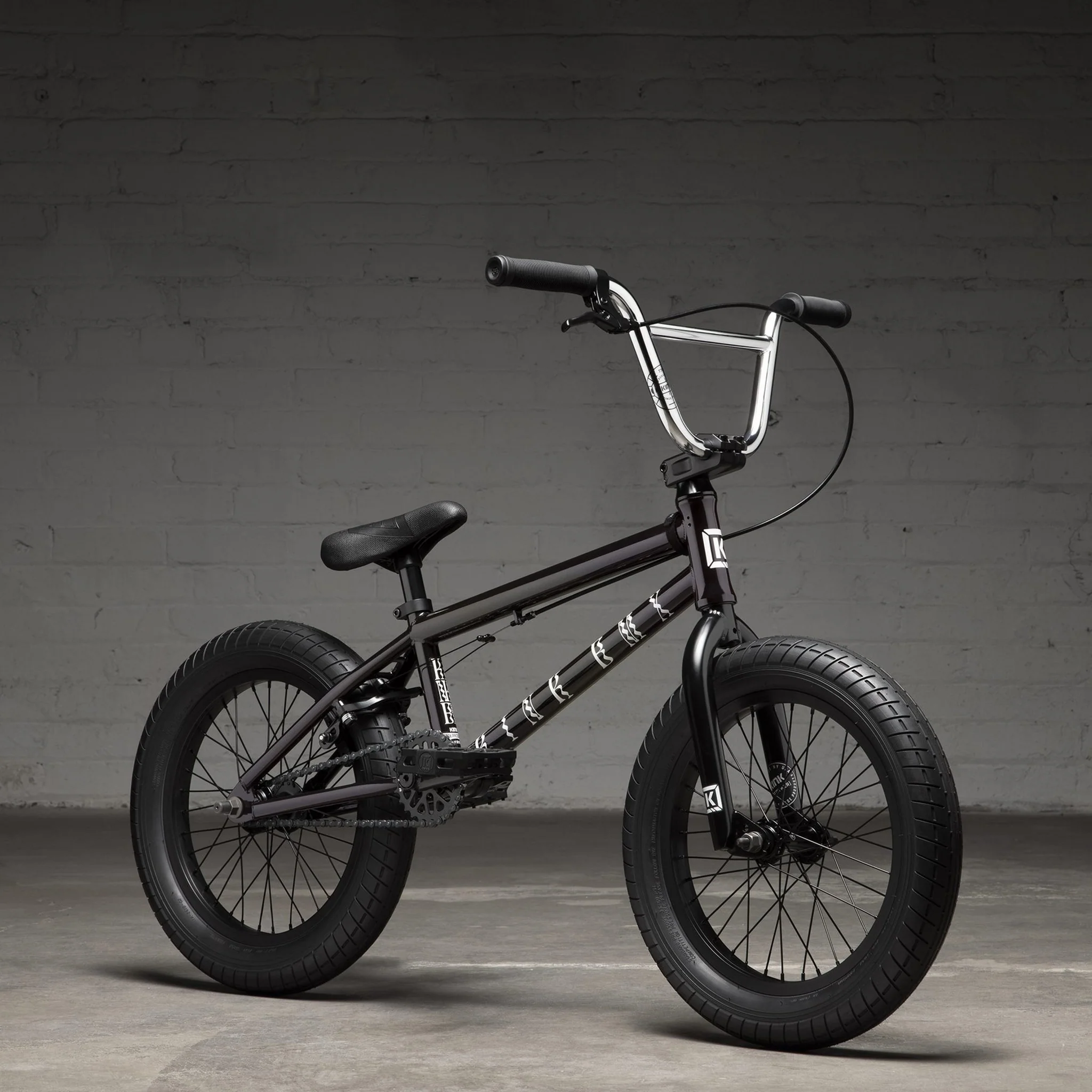 Kink Carve 16" Kids BMX Bike Gloss Iridescent Black - Image 2