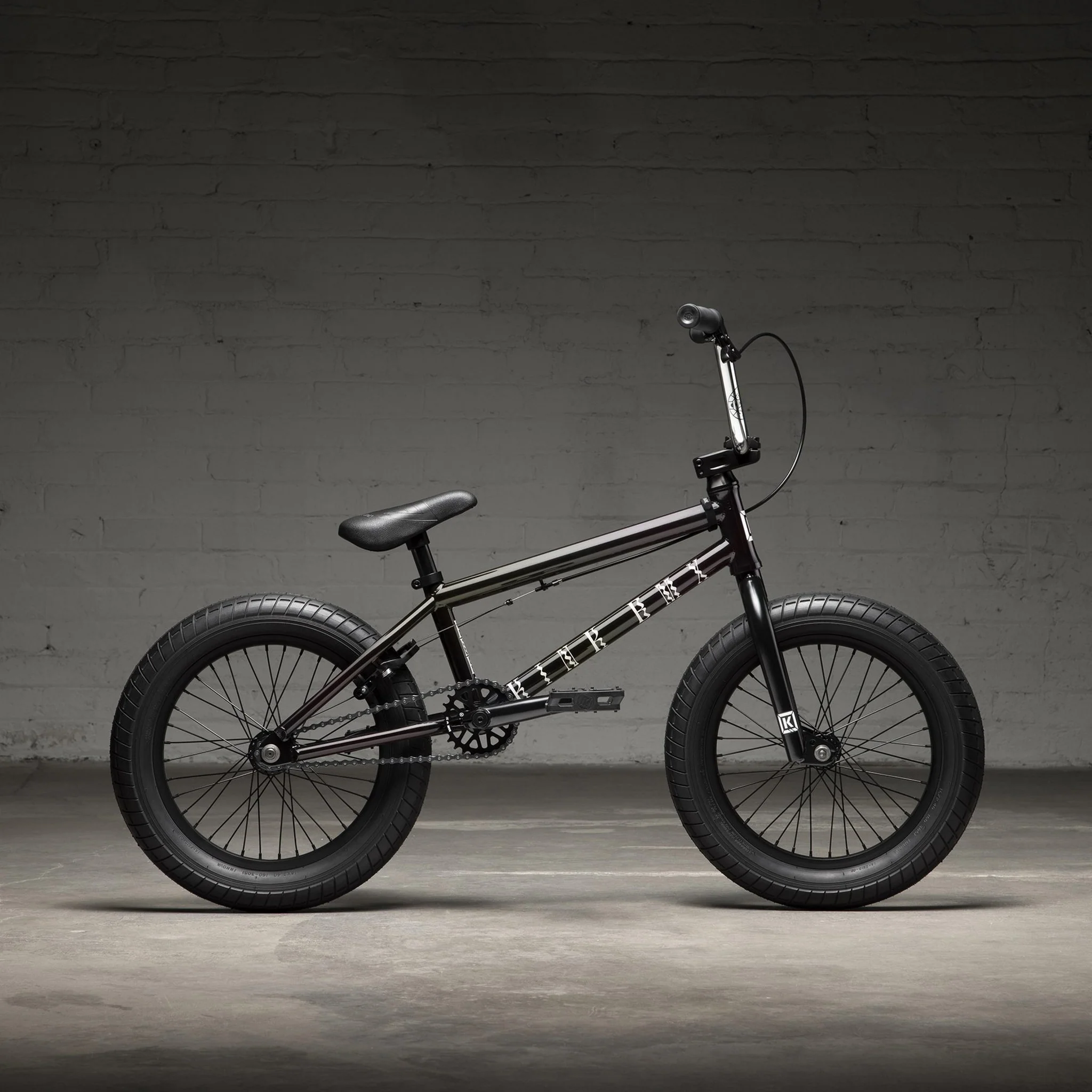 Kink Carve 16" Kids BMX Bike Gloss Iridescent Black - Image 3