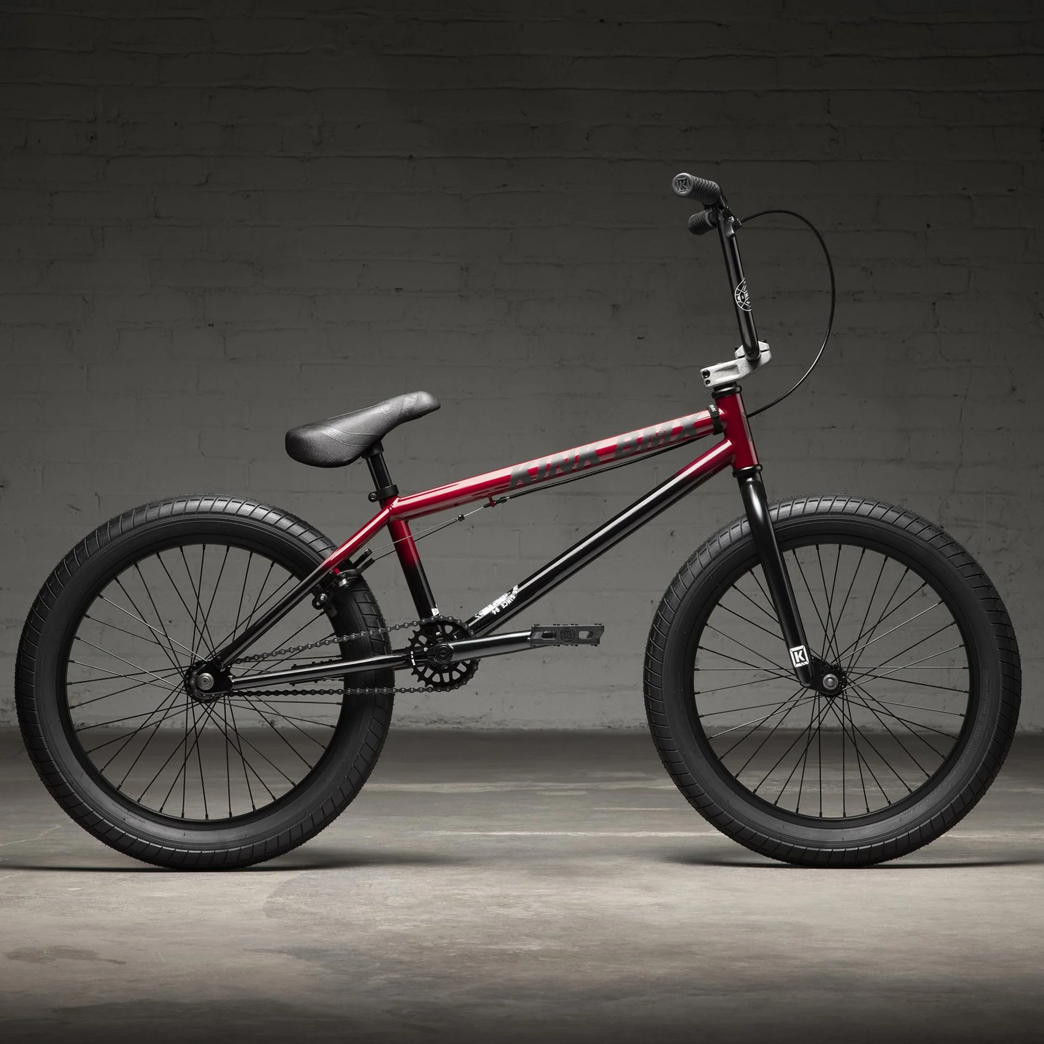 Kink Curb BMX Bike Gloss Blood Orange - Image 3