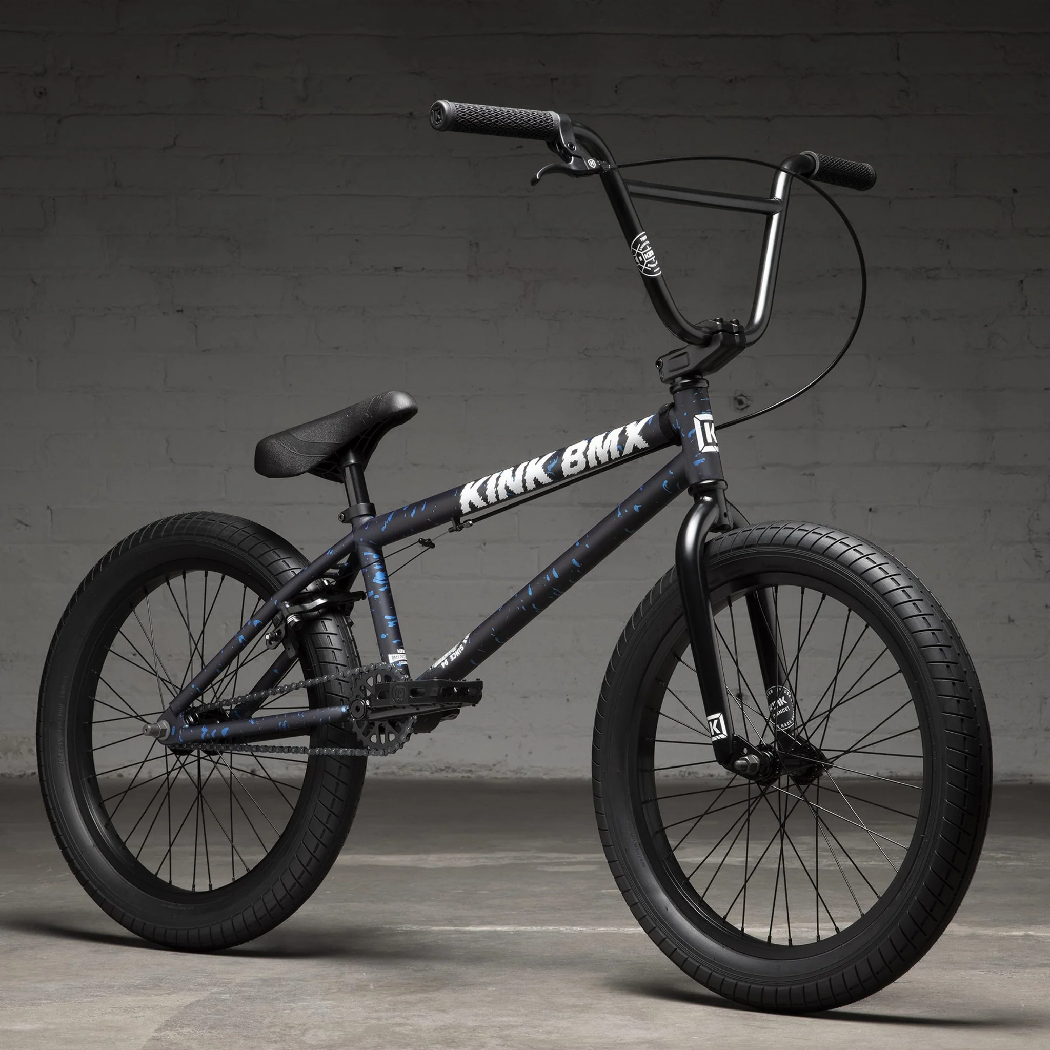 Kink Curb BMX Bike Matte Blood Blue - Image 2