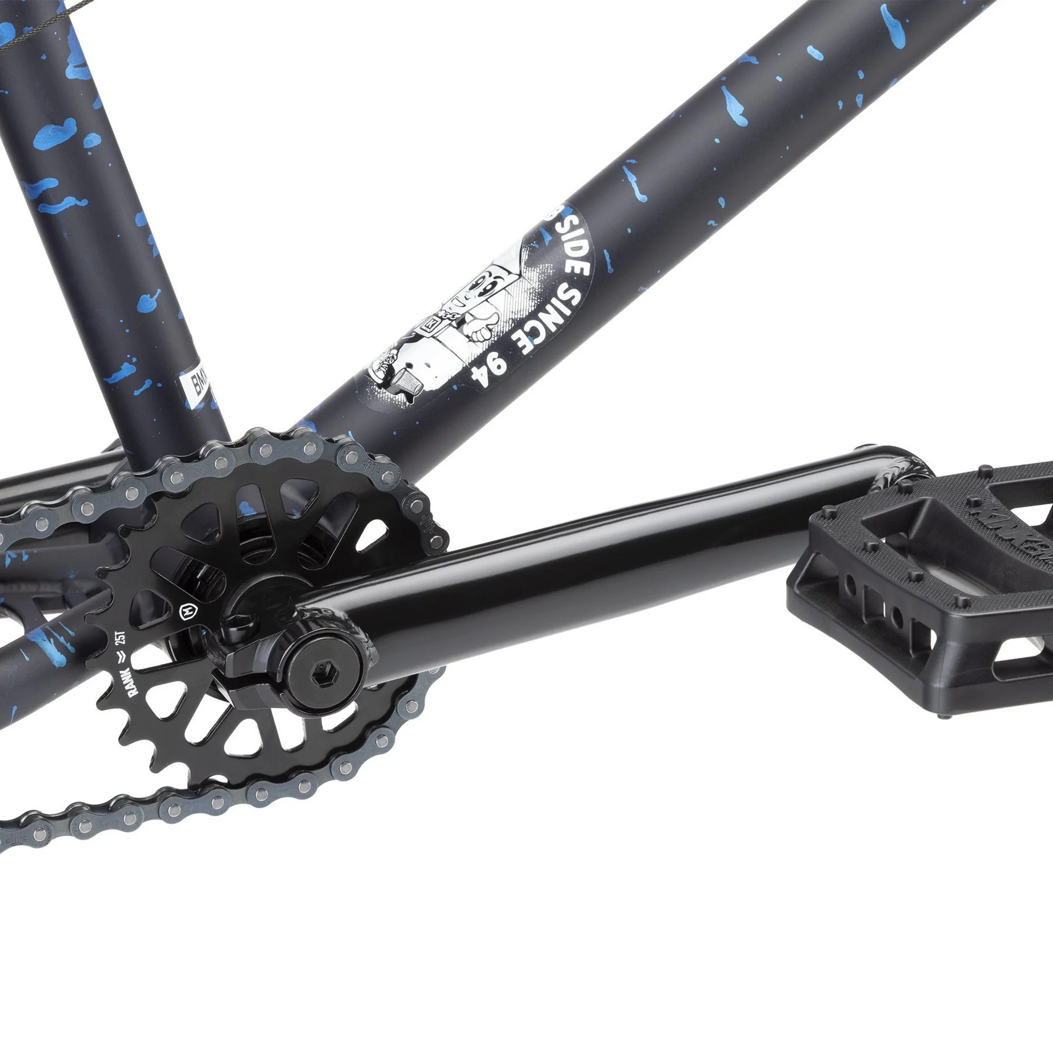 Kink Curb BMX Bike Matte Blood Blue - Image 6