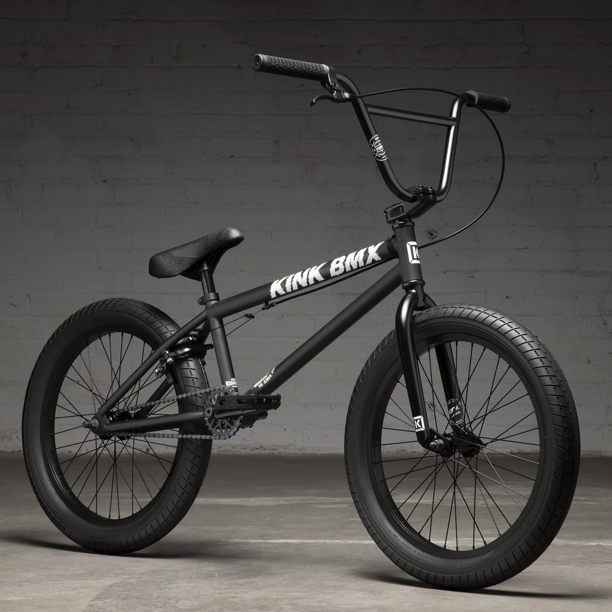 Kink Curb BMX Bike Matte Midnight Black - Image 2