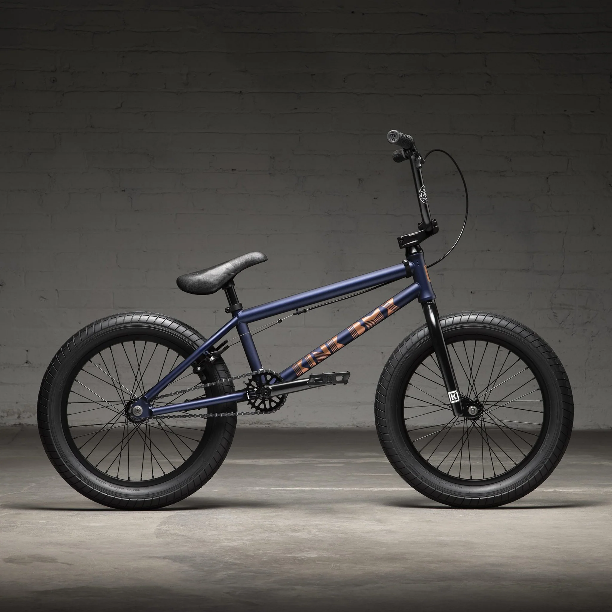 Kink Kicker 18" Kid's BMX Bike Matte Midnight Blue - Image 3