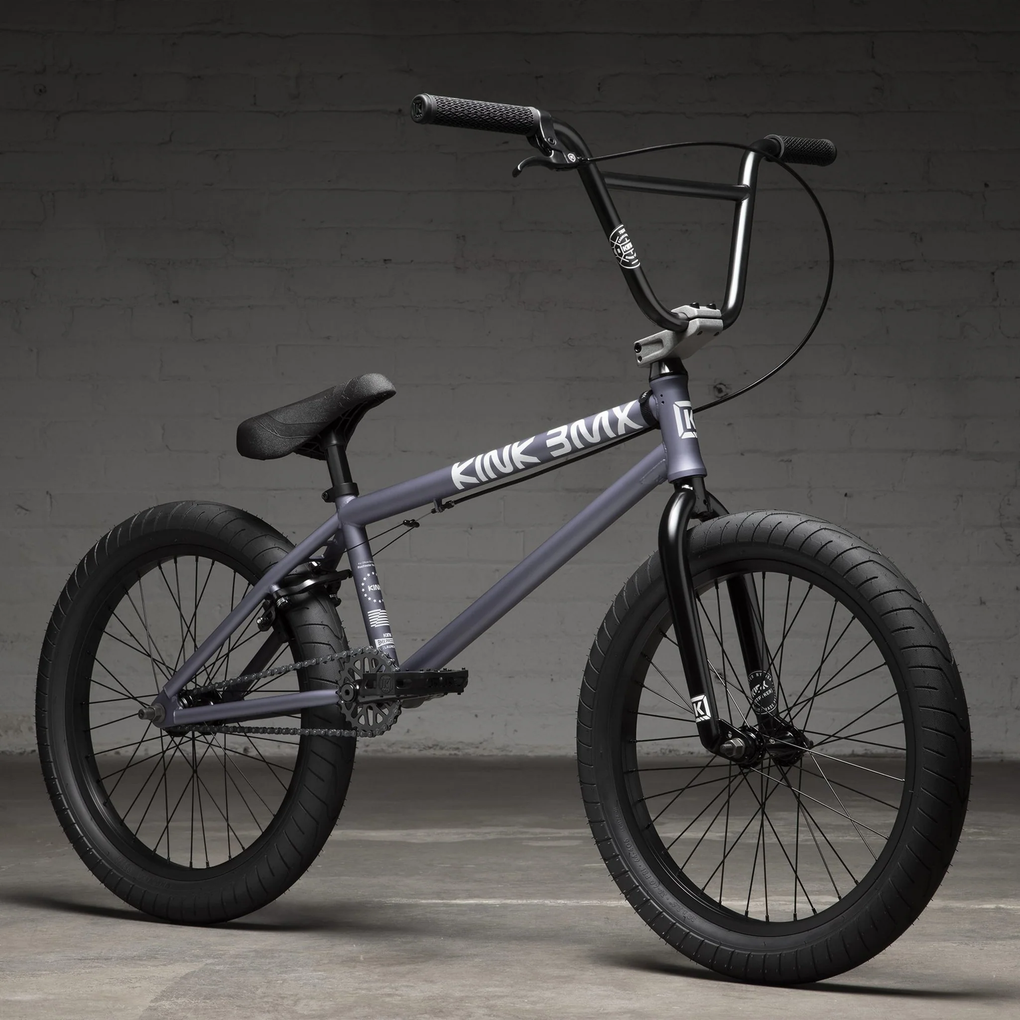 Kink Launch BMX Bike Matte Storm Grey - Image 2