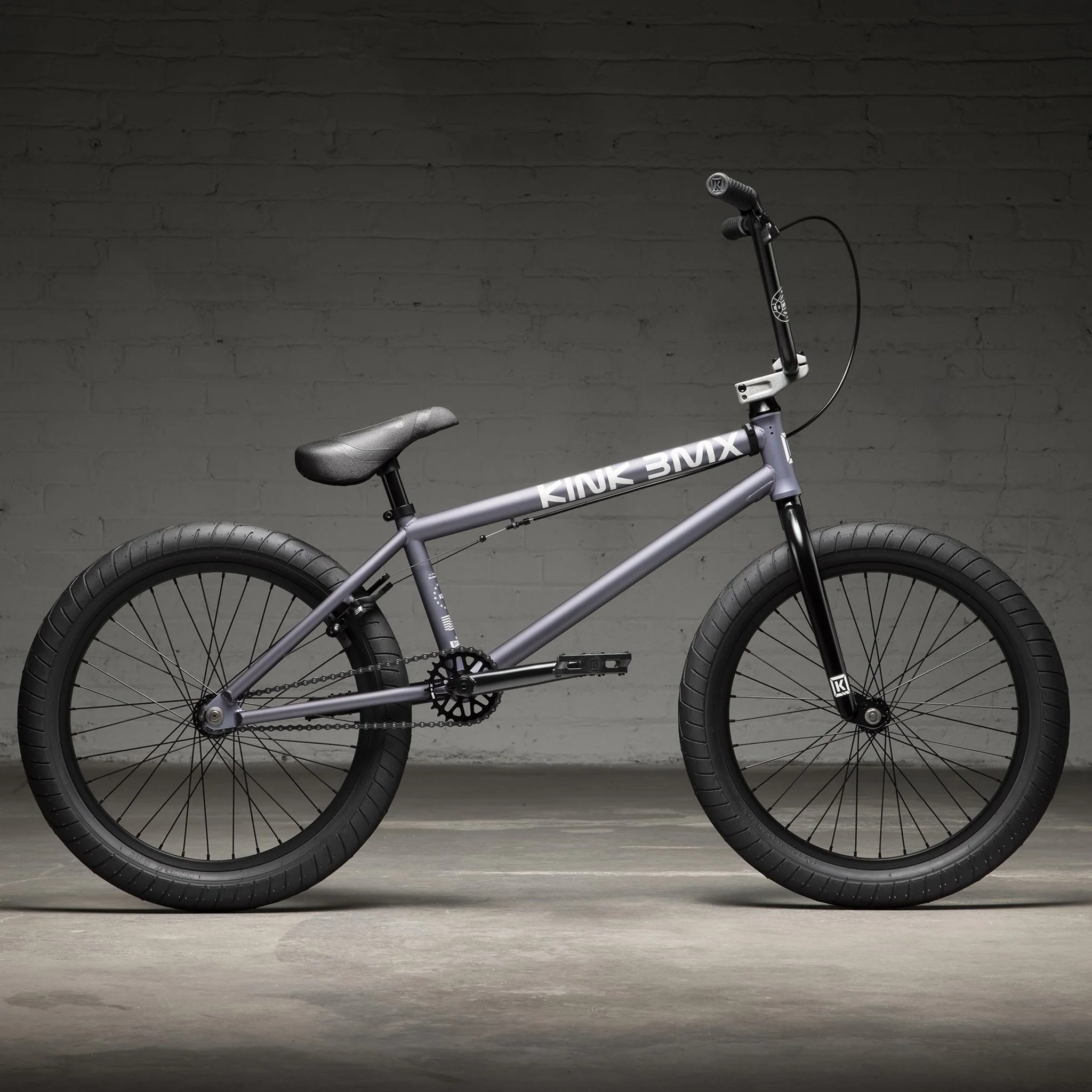 Kink Launch BMX Bike Matte Storm Grey - Image 3