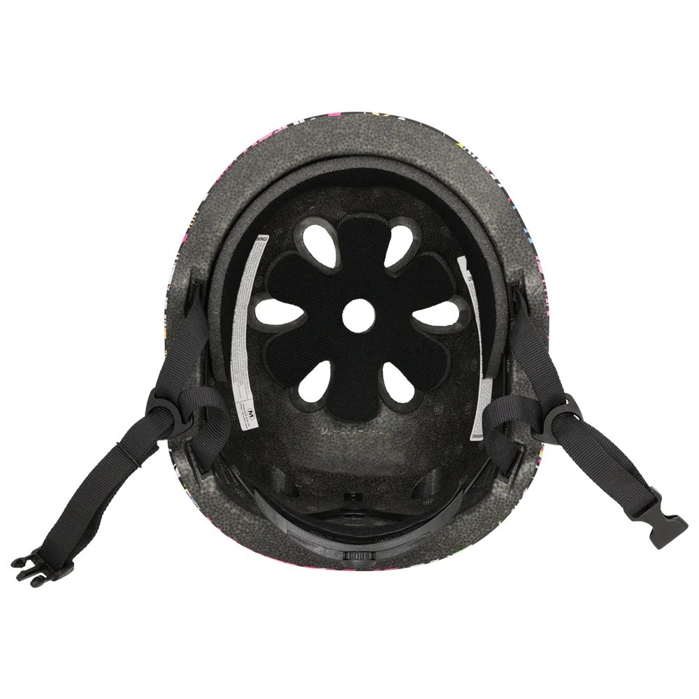 Krash Street Writer Youth Black/Neon Helmet - Image 8