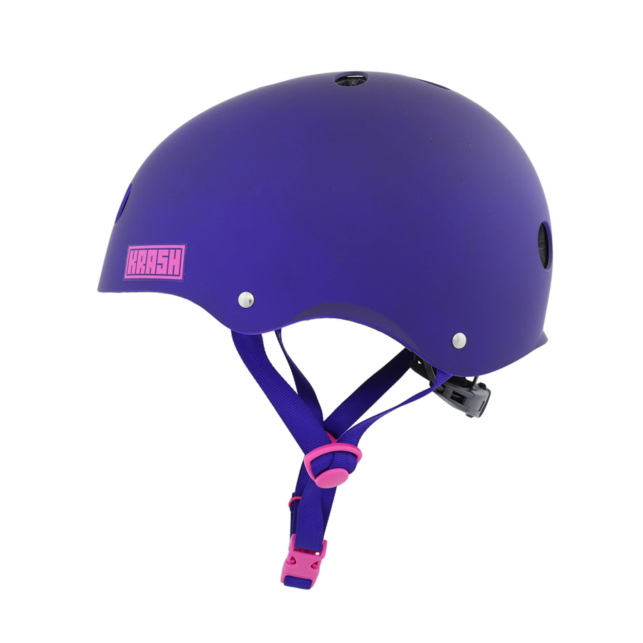Krash Pro ABS FS Helmet Youth Purple - Image 2