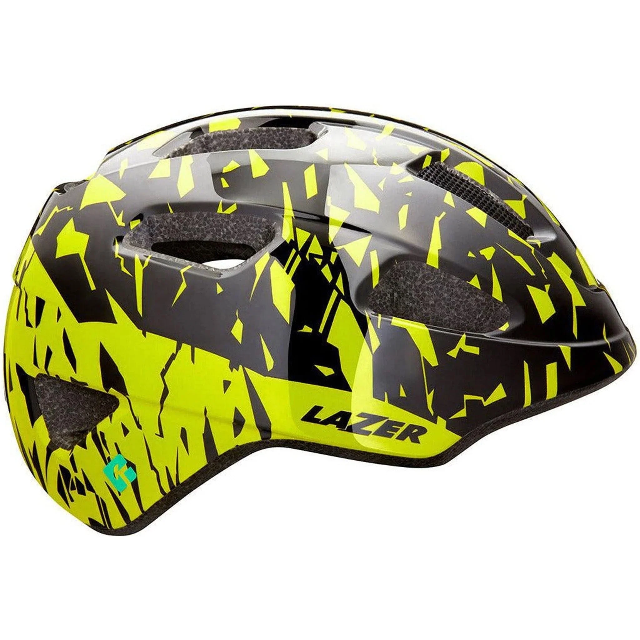 Lazer Nutz Kineticore Kid's Helmet Black/Yellow - Image 3