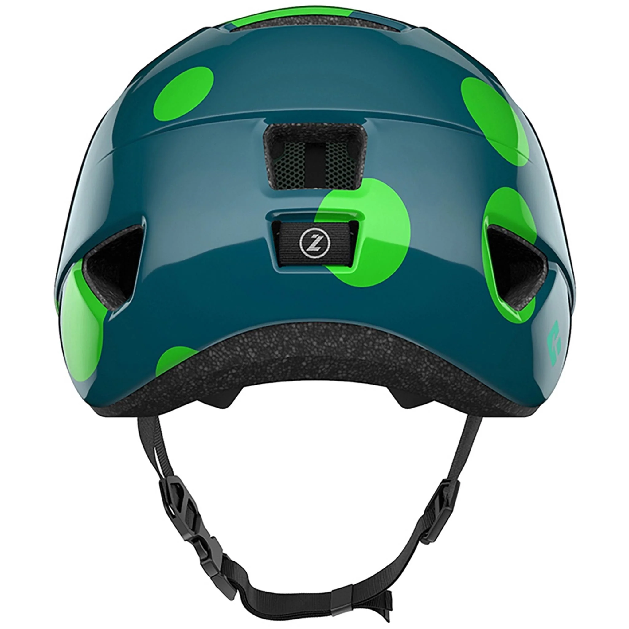 Lazer Nutz 2.0 Kineticore Kids Helmet Green Dots UNI 50-56cm - Image 2