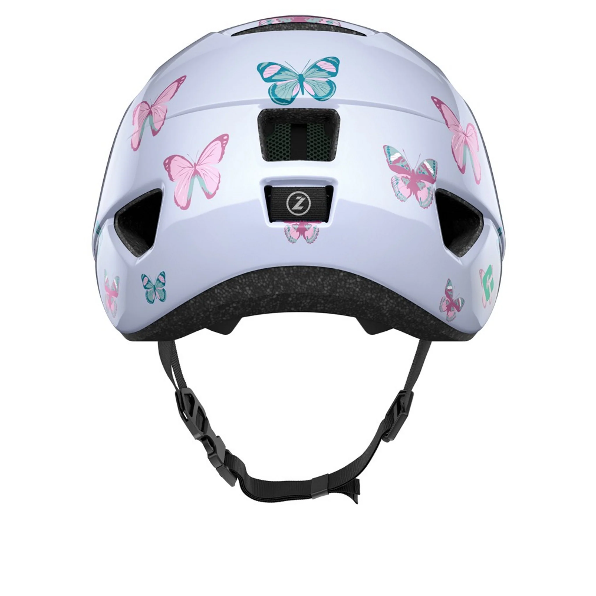 Lazer Nutz Kineticore Kid's Helmet Pink Butterflys - Image 6